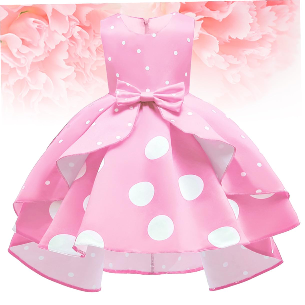 Vestido de Verano para Niñas sin Mangas Talla 120 Rosa