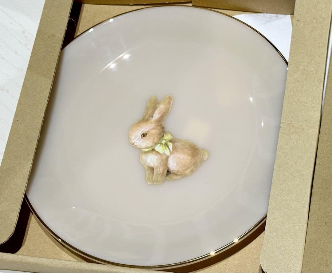 Amazon.co.jp: フランシュリッペ うさぎ お皿 プレート 食器 3枚
