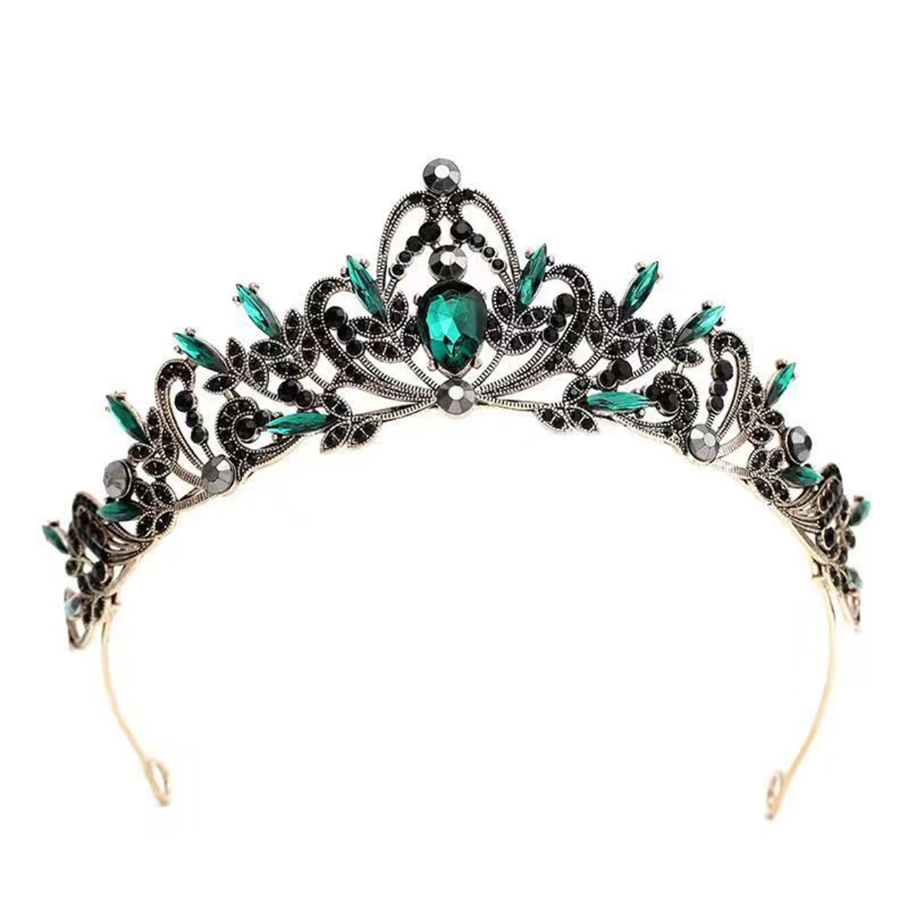 CaelumDecor New Bride Crown Crystal Tiara Headband Vintage-style bridesmaid
