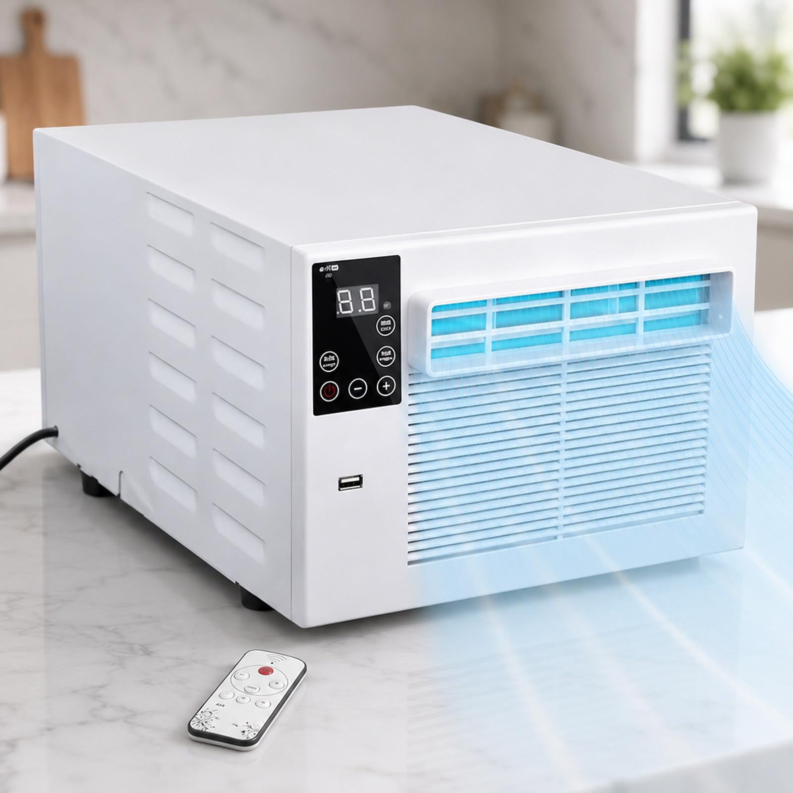 SHAHRYAR Climatizzatore Portatile Silenzioso, Potente Raffreddamento 550w | Deumidificazione Indipendente, Adatto per Ufficio E Camera Da Letto, Installazione Senza Unità Esterna