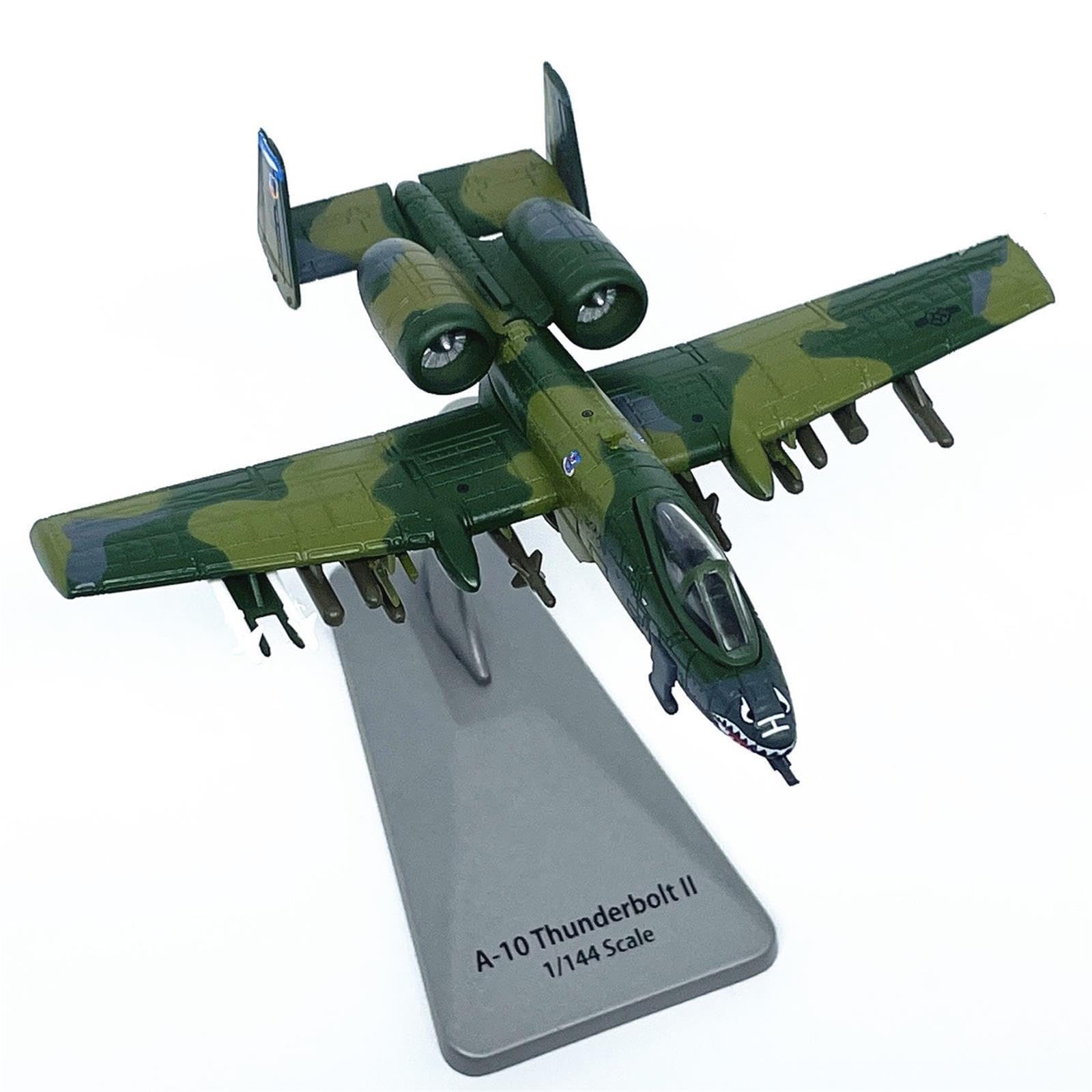 Figura de aleación de avión de Ataque A-10 1:144 Bombarderos