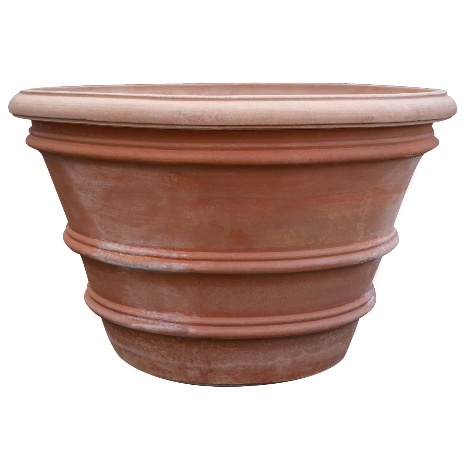 Biscottini Vasi terracotta grandi per piante 116x70x116 cm Made in Italy | Vaso grande da esterno artigianale