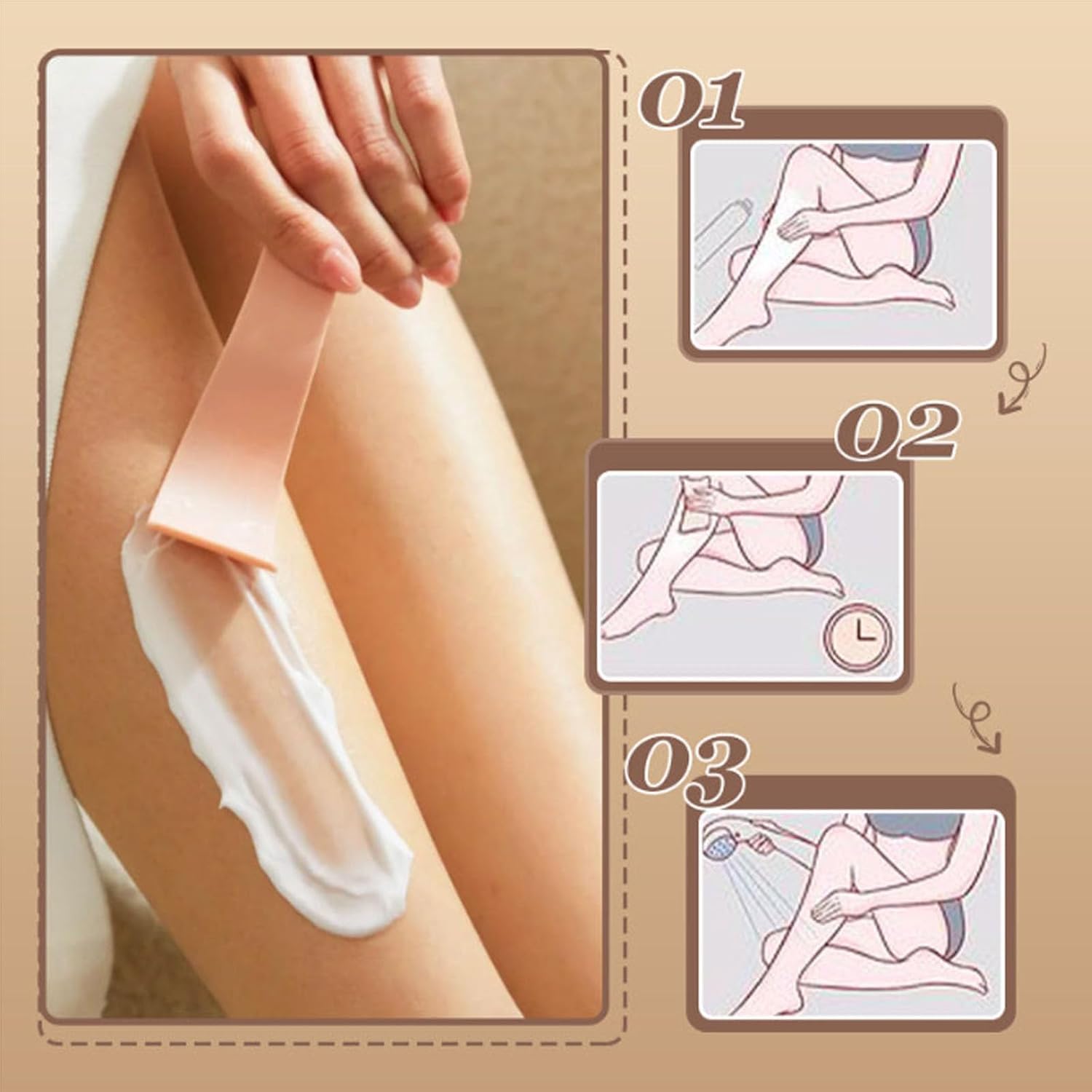 Crema Depilatoria Multi-Zone Soft, una crema depilatoria delicata per pelli sensibili, adatta a tutti i tipi di pelle.