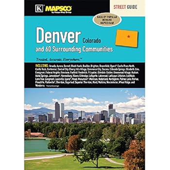 Spiral-bound Denver, CO Regional Street Guide Book