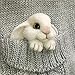 XXY216 Spille in Feltro per Animali, Spille per Bambole da Tasca per Animali Domestici, Spille Tascabili Fatte A Mano per Le Donne, Regali Artigianali per Gli Amanti degli Animali (Rabbit)
