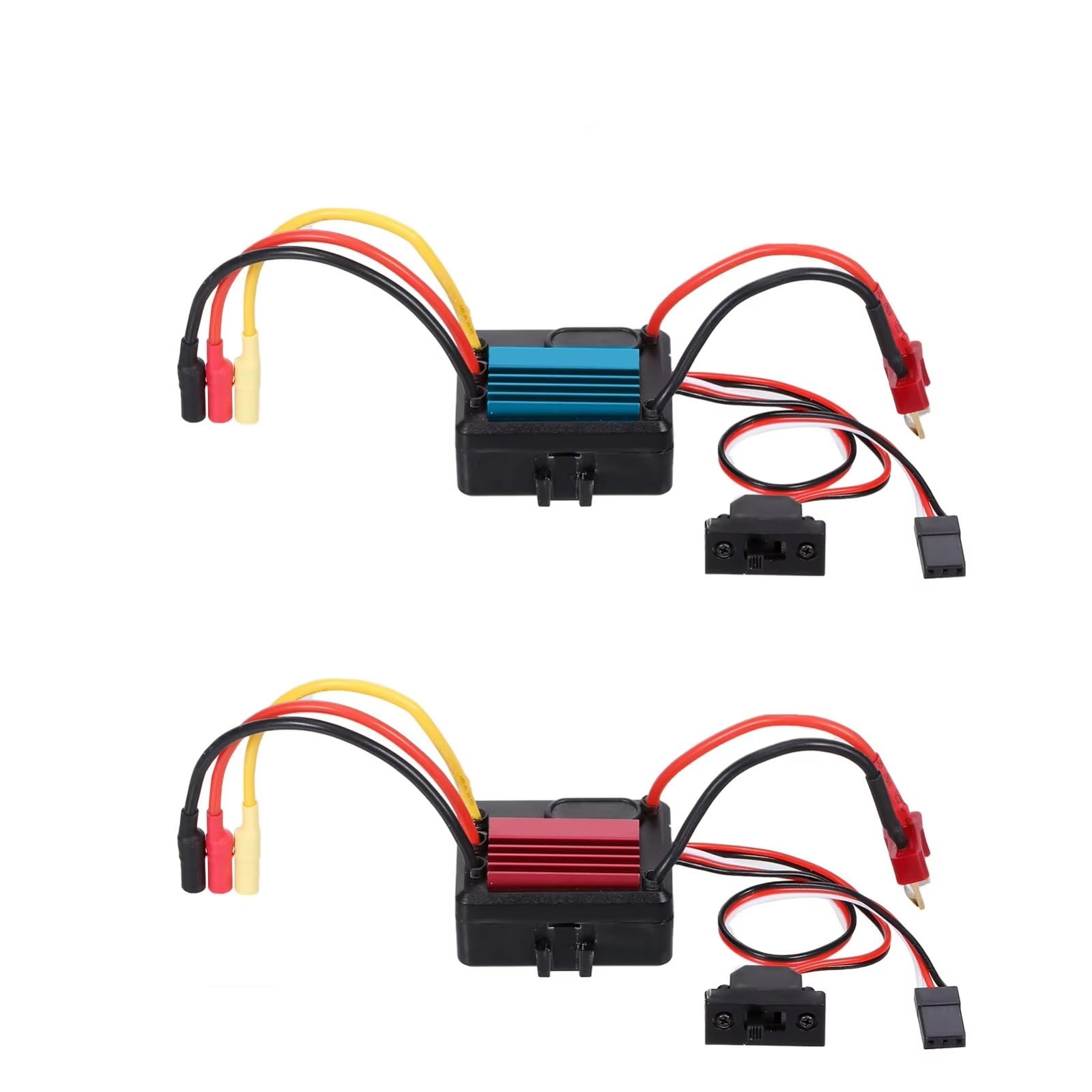 Accessori RC ESC Per 1/16 1/18 35A Brushless ESC Regolatore Di Velocità Elettrico RC Auto Modello Camion Accessorio Modificato Ricambio Off Road Veicoli(Blue)