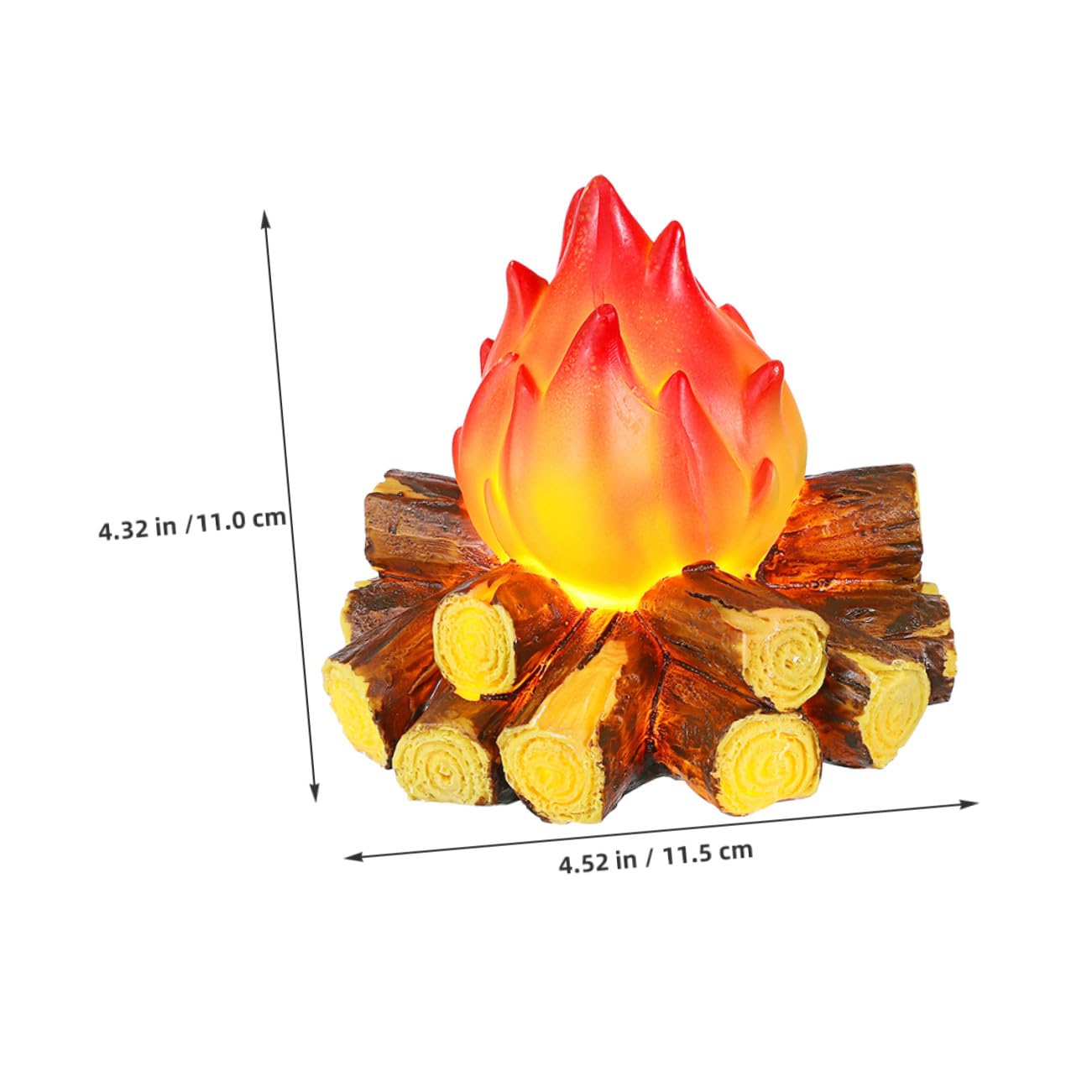 Ciieeo 2pezzi Lampada Fiamma Artificiale LED Luce Notturna Effetto Fuoco Realistico Decorazioni da Tavolo in Illuminazione Esterna per Feste e Campeggio