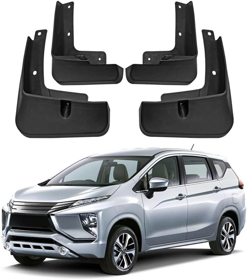Compatible with mitsubishi xpander 2017 208 2019 2020 Car Mudguard Fender Mud Flaps Splash Guards Fenders Black Wheel and tire fenders and splash guards Accessories 4pcs/set