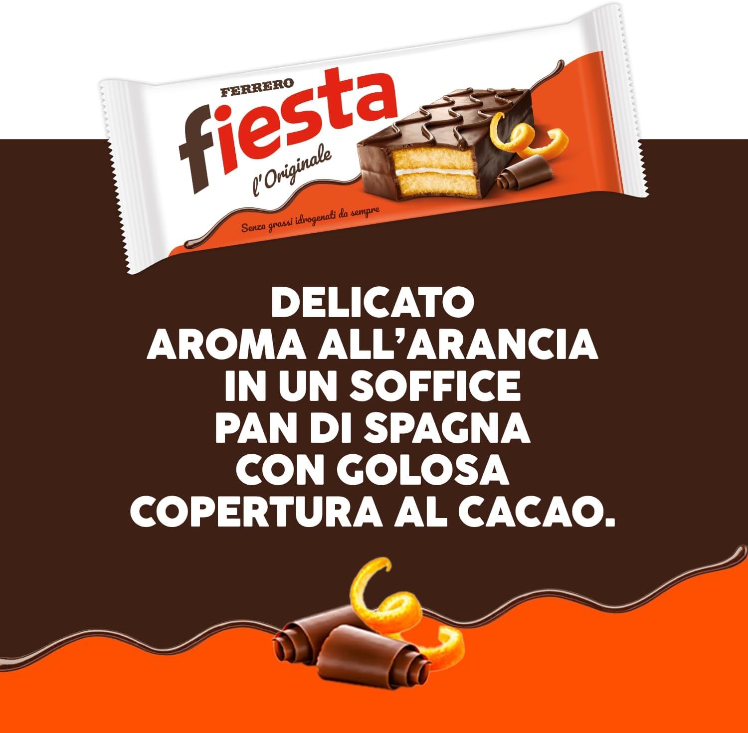Italian Gourmet Fiesta Merendine Schoko-Orange Snack italienisch 12 x 360g