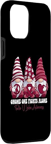 Miniatura 3 de Funda con diseño de gnomos con cinta color borgoña para iPhone 13 Pro Max Factor V Leiden