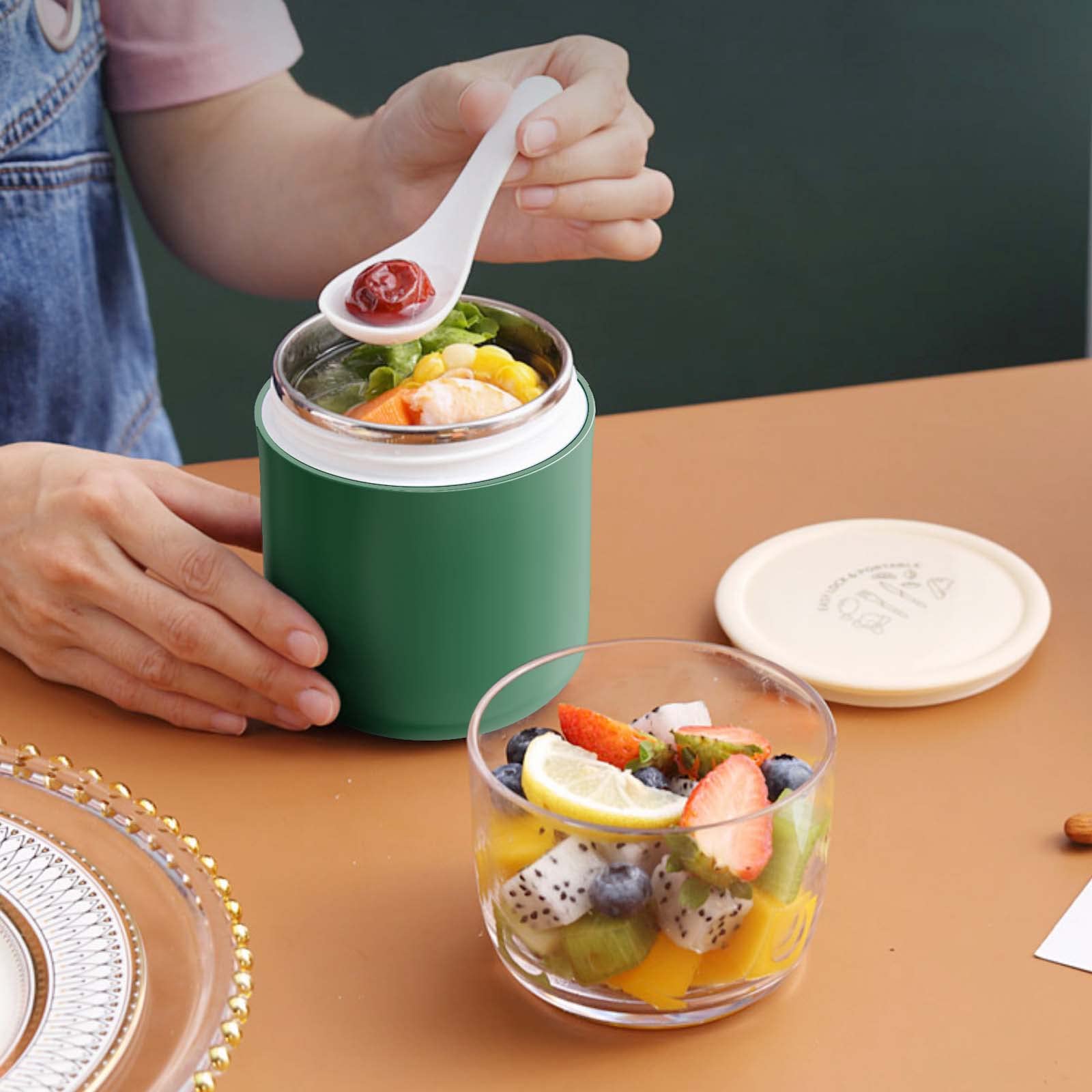 4 Bols Muesli à Emporter - 600 ML Sans BPA | Hermétique & Parfait Bureau/École