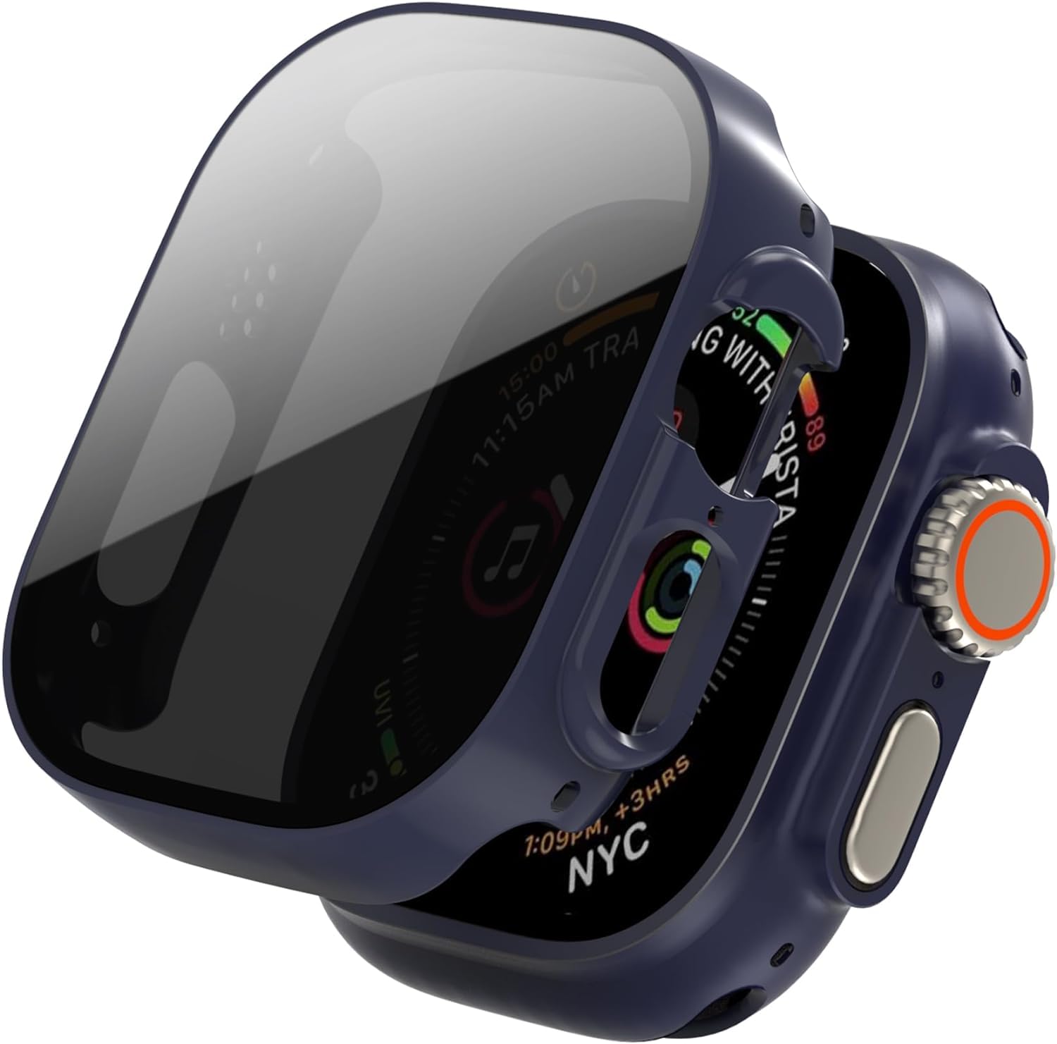 CASOSHIELD Case Compatible with Apple Watch Ultra 2 Ultra Privacy Screen Protector Case 49mm, Anti-Spy Glass Protector Hard PC Cover Bumper for Iwatch Ultra 49mm Accessories, Black (B0CPWPQJJG) Amazon Price History, Amazon Price Tracker