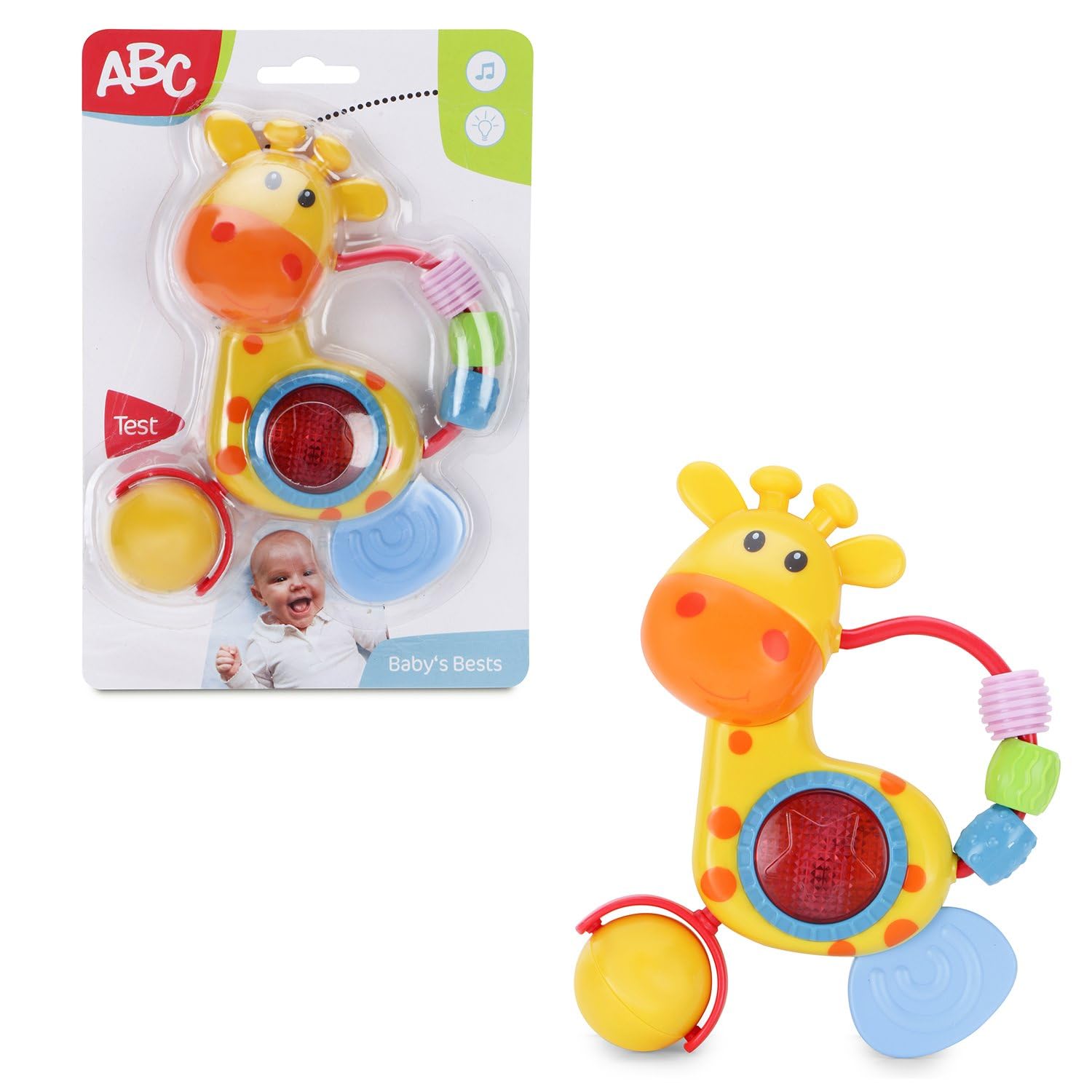 TOY-STATION ABC Light and Sound Rattle | Interactive Toy with Flashing Lights, Fun Sounds | Easy-to-Grip Design, Colorful Sensory Play for Infants and Toddlers-image-27