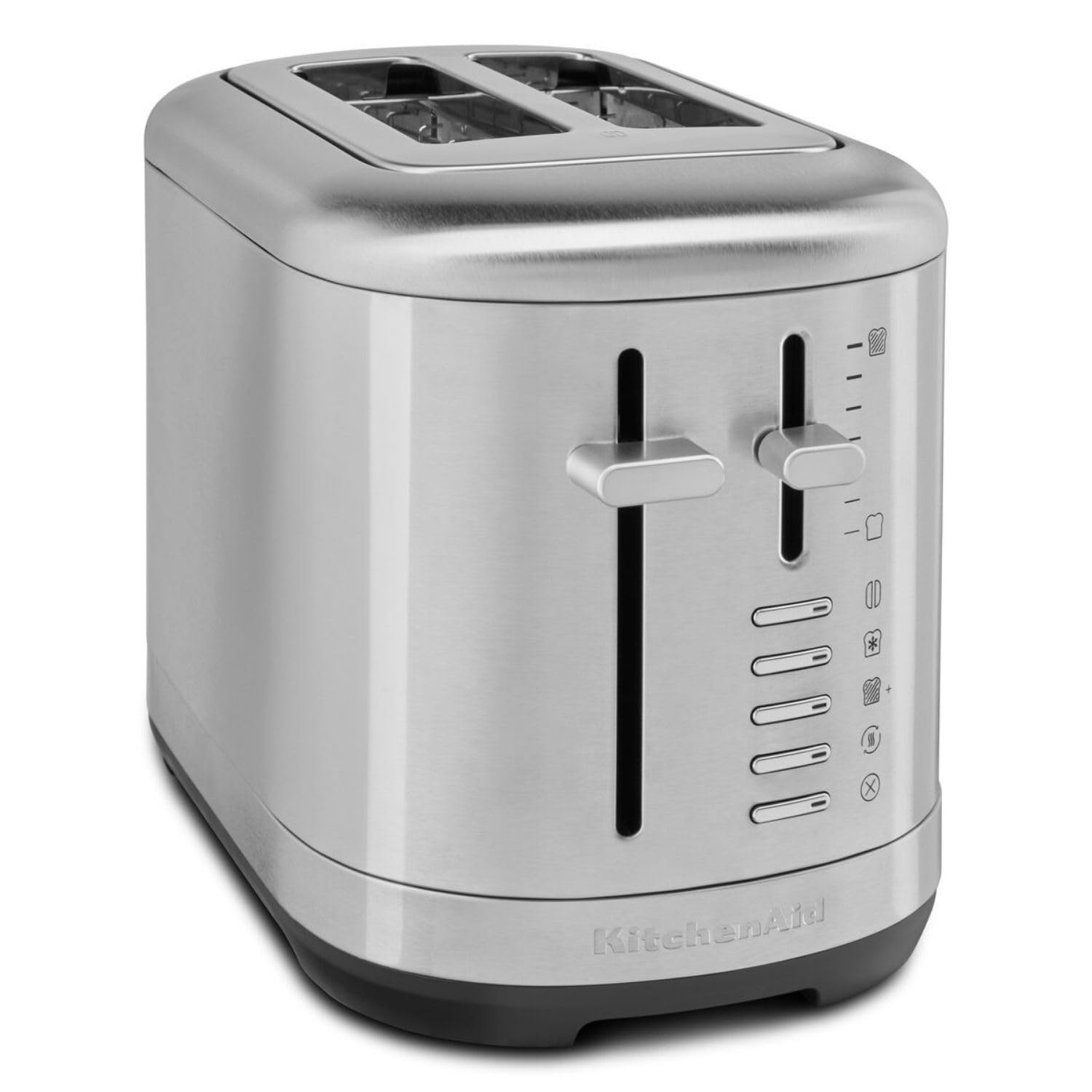 KitchenAid 2-Slice Toaster, Extra-Wide Slots for Artisan Bread & Bagels, 7 Shade Settings, Bagel, Defrost, Reheat & Little Longer Functions, Manual High-Lift Lever, All-Metal Body, Stainless Steel โ image 1
