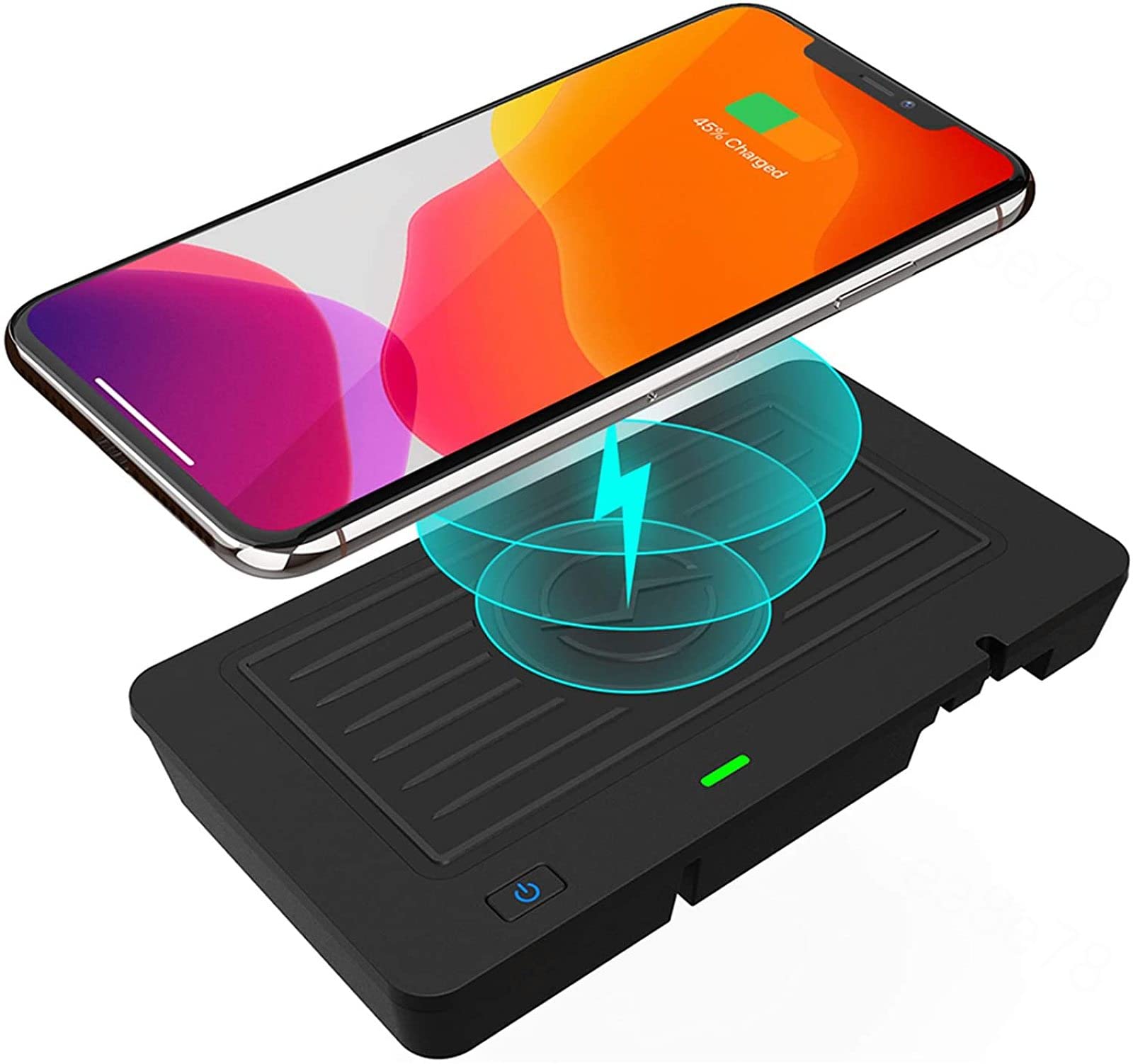 Car Wireless Phone Charger for 3 G20 2019 2020 2021 4 Series G22 2020 2021 Center Console Accessory Panel 10W Fast Wireless Induction Car Phone Charging Pad for All QI Smartphones Any Qi Phone