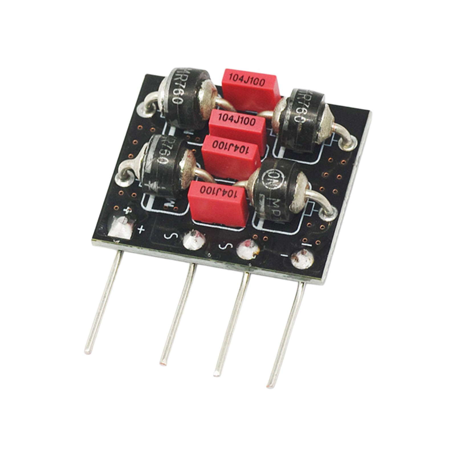 Powerful Bridge Rectifier with Parallel Capacitors 600V Rating 55C to 150C Ranges Stack Bridge Rectifiers 12A High Speed Rectifier