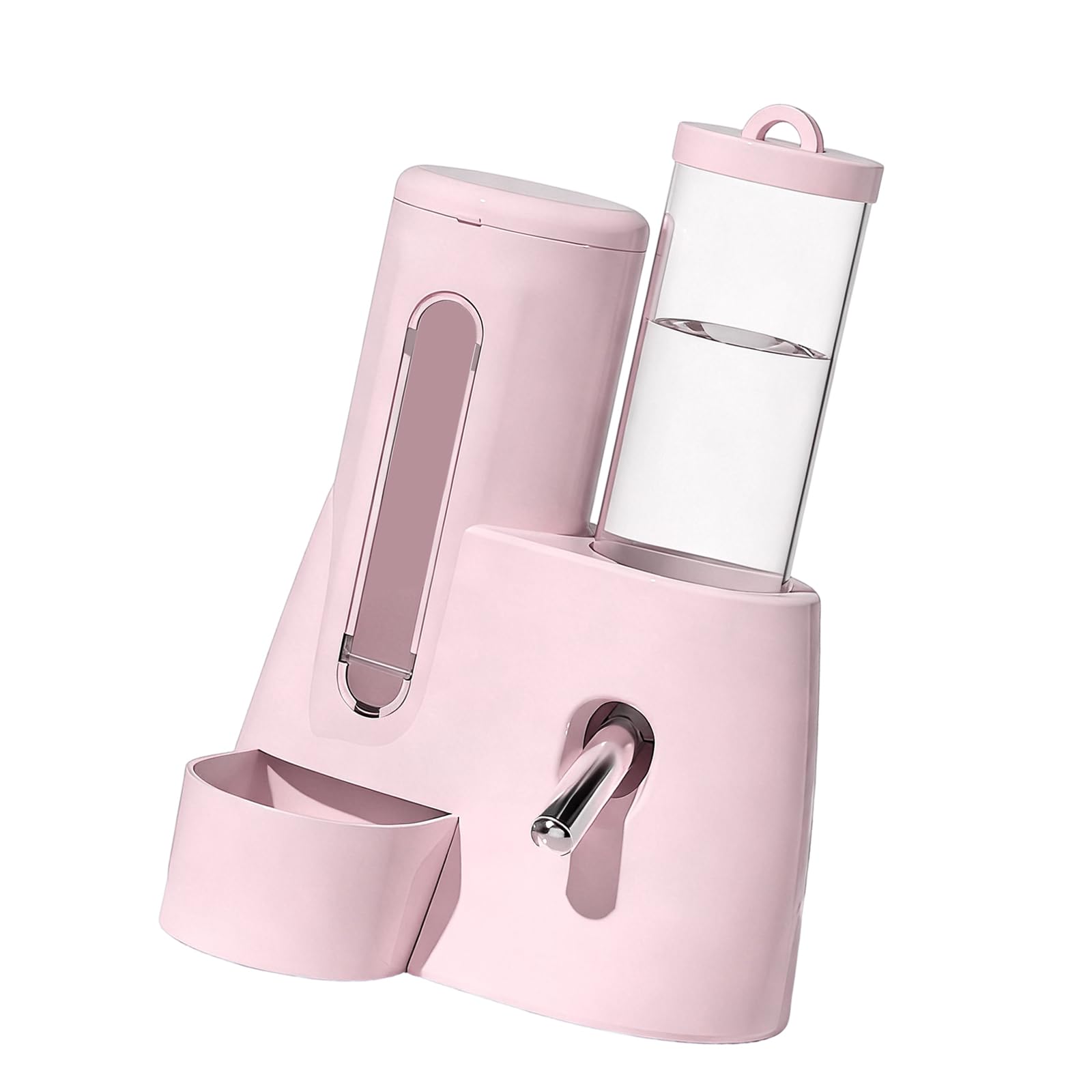 LUCKGONI 2In1 Rabbits Feeder Water Bottle With Automatic Refills Systems For Pet Hamster Easy To Clean And Multifunctional Design