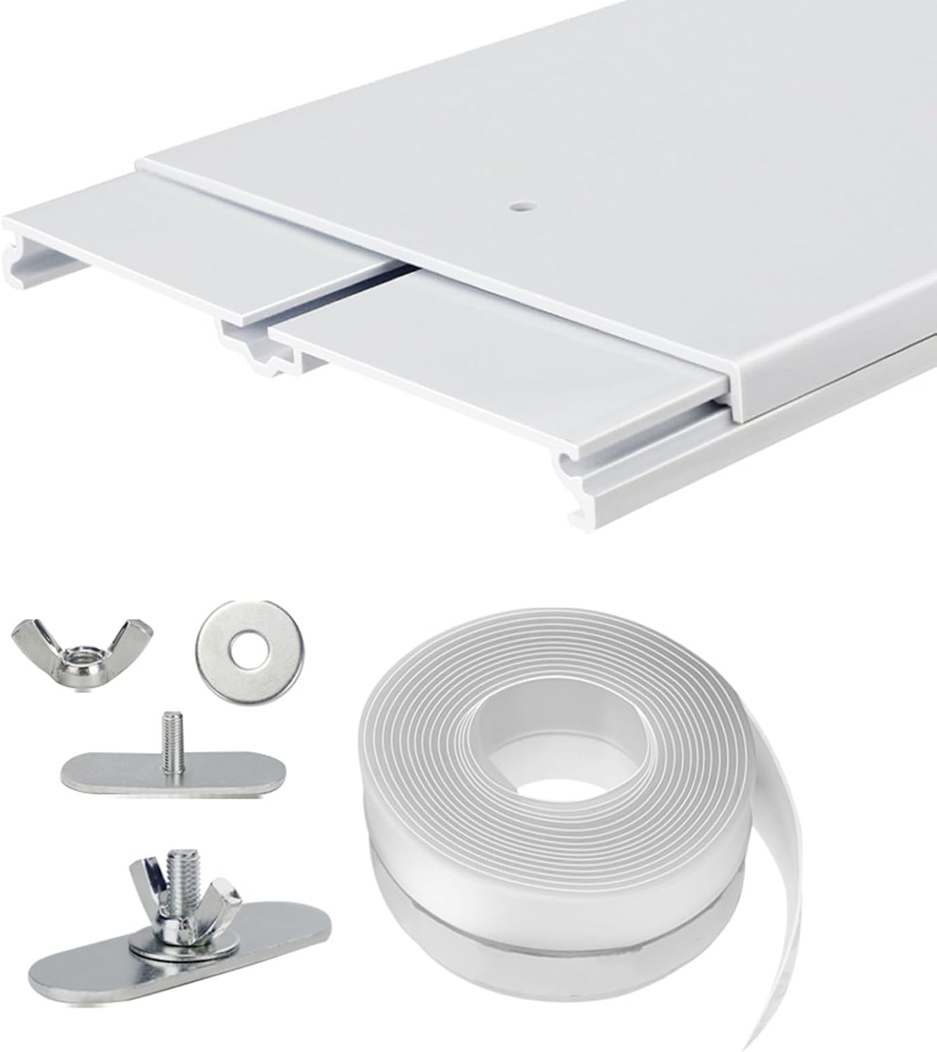 乾燥機ベントウィンドウキット、乾燥機用ウィンドウベントキット | アルミホイル排気ホース | 衣類乾燥機コネクタ、窓用乾燥機通気部品