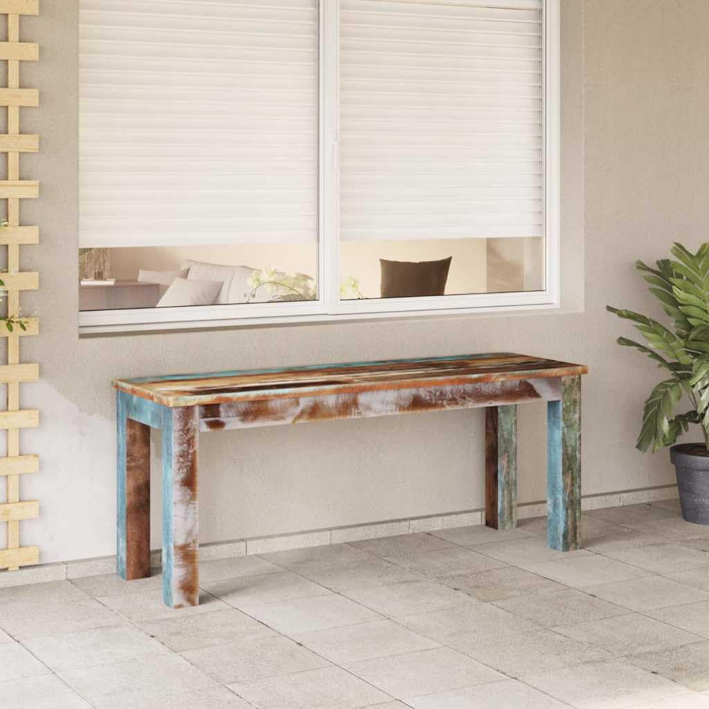 Amazon.co.jp: vidaXL ベンチ 木製ベンチ 110x35x45cm アンティーク調
