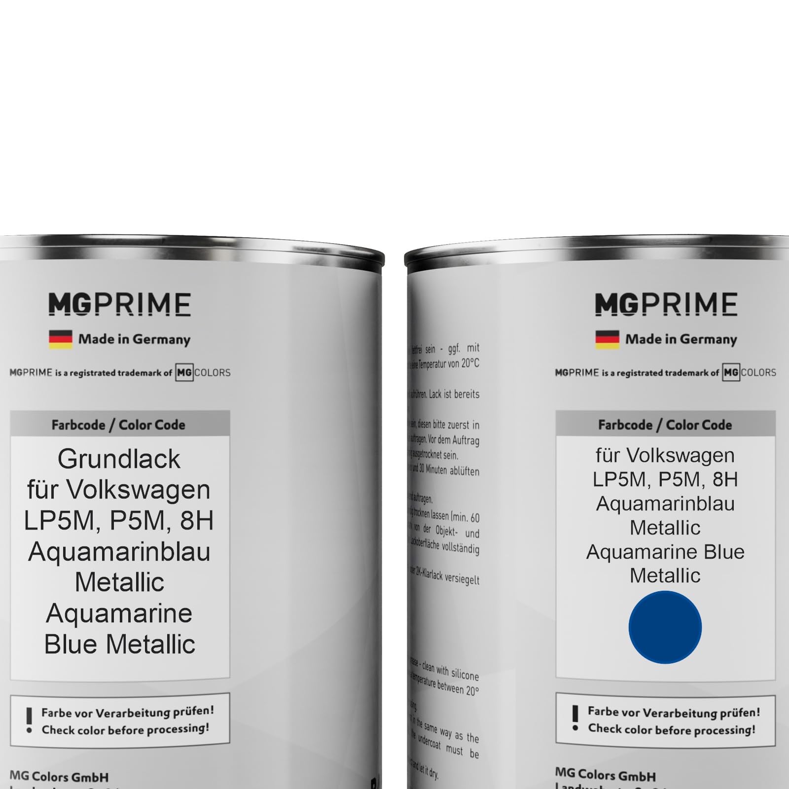 MG PRIME Lakier samochodowy w puszkach do Volkswagen LP5M / P5M / 8H 2,0L