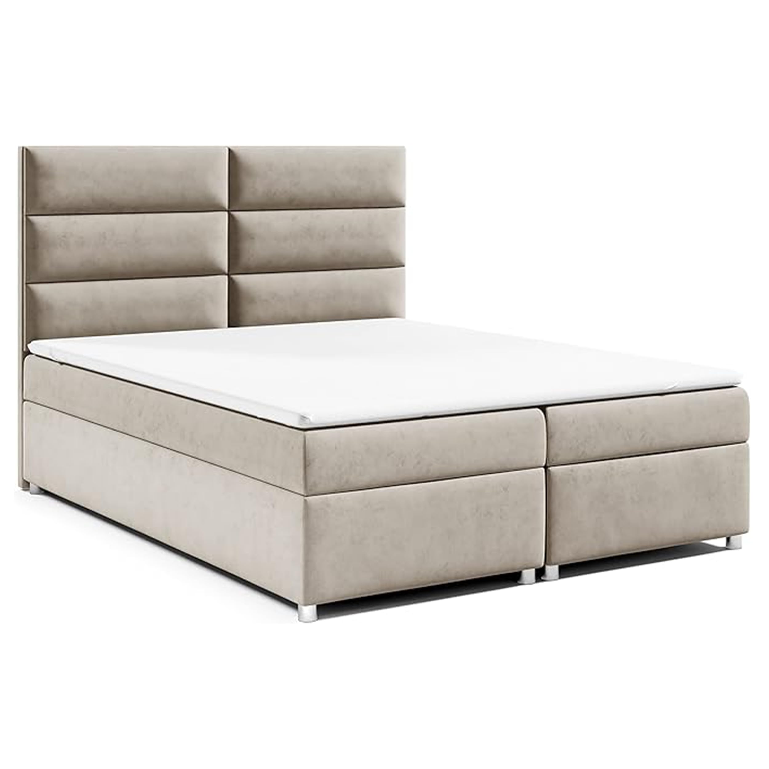 Letto a molle Trinity K-4 con nucleo a molle Bonell con topper, con fornitura, struttura e smaltimento