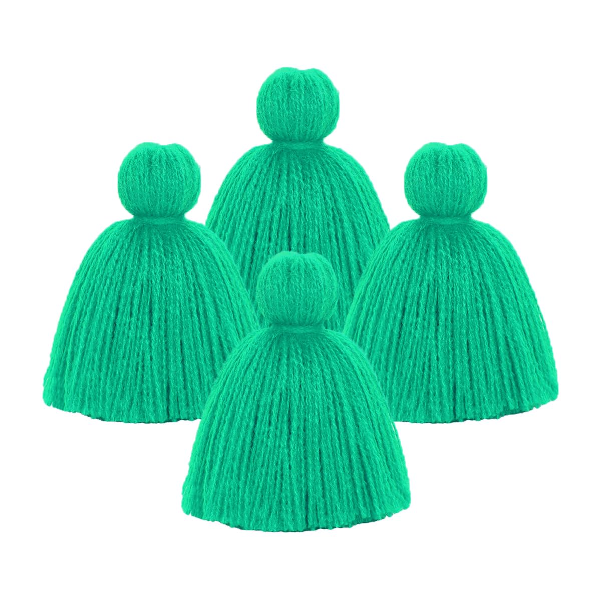 4 PCS Light Purple Tassels for Crafts, Handmade Hanging for Pillow Decor, Blanket Decoration Tassels, NO Hanging Rope for Tassel Garland (8cm/3.15