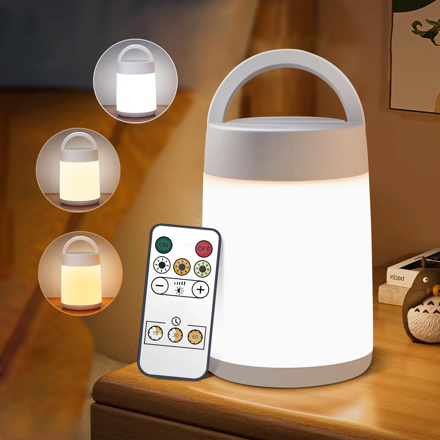 Kinderzimmer-Nachtlicht für Baby, tragbare LED-Touch-Nachtlampe für Kinder und Erwachsene, Stillen, Schlafhilfe, wiederaufladbar, über USB aufladbar, Nachttisch, dimmbar, warmes Nachtlicht