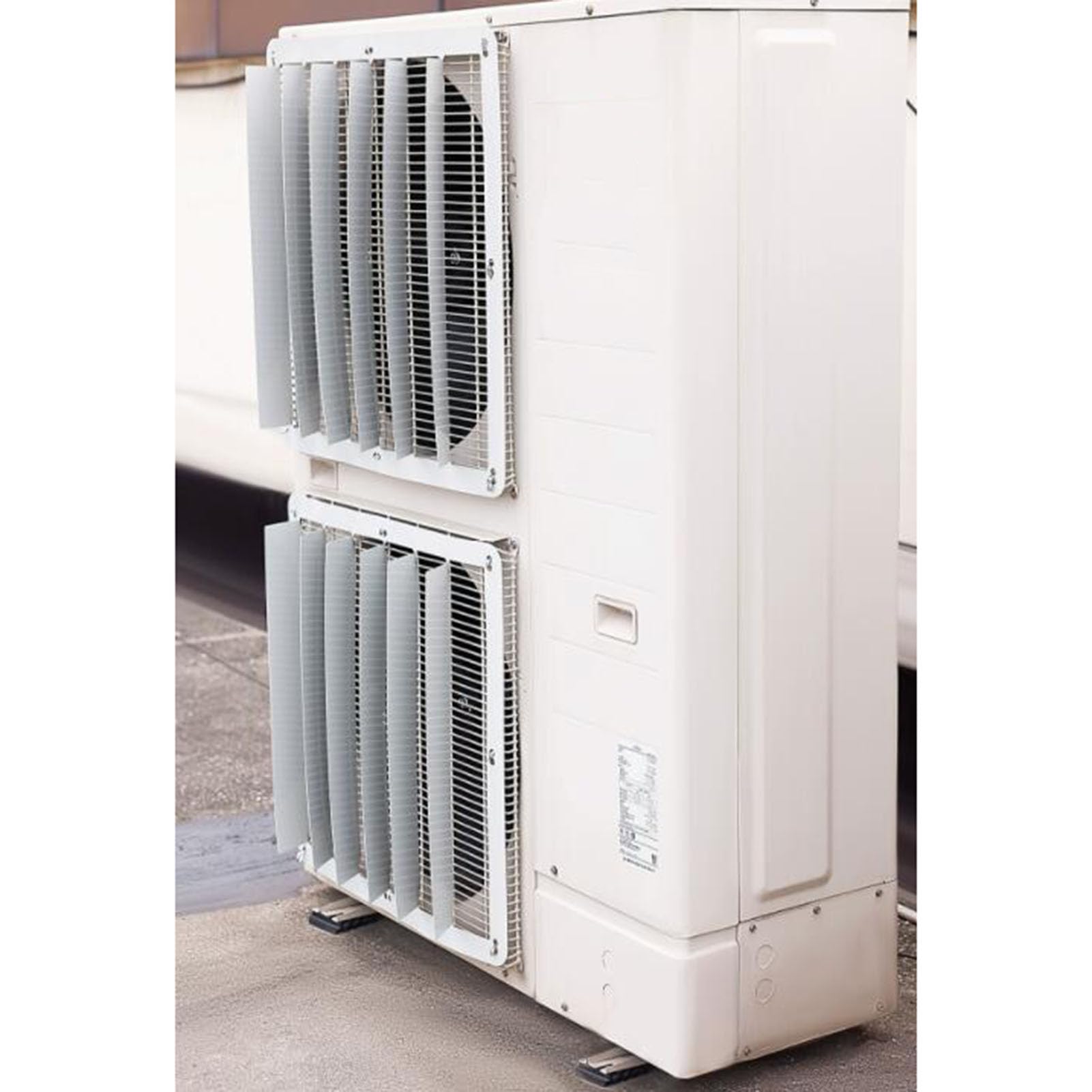 Copertura Esterna Per Condizionatore - Deflettore Aria In Acciaio Inox, Antivento E Protettivo - Foto 9