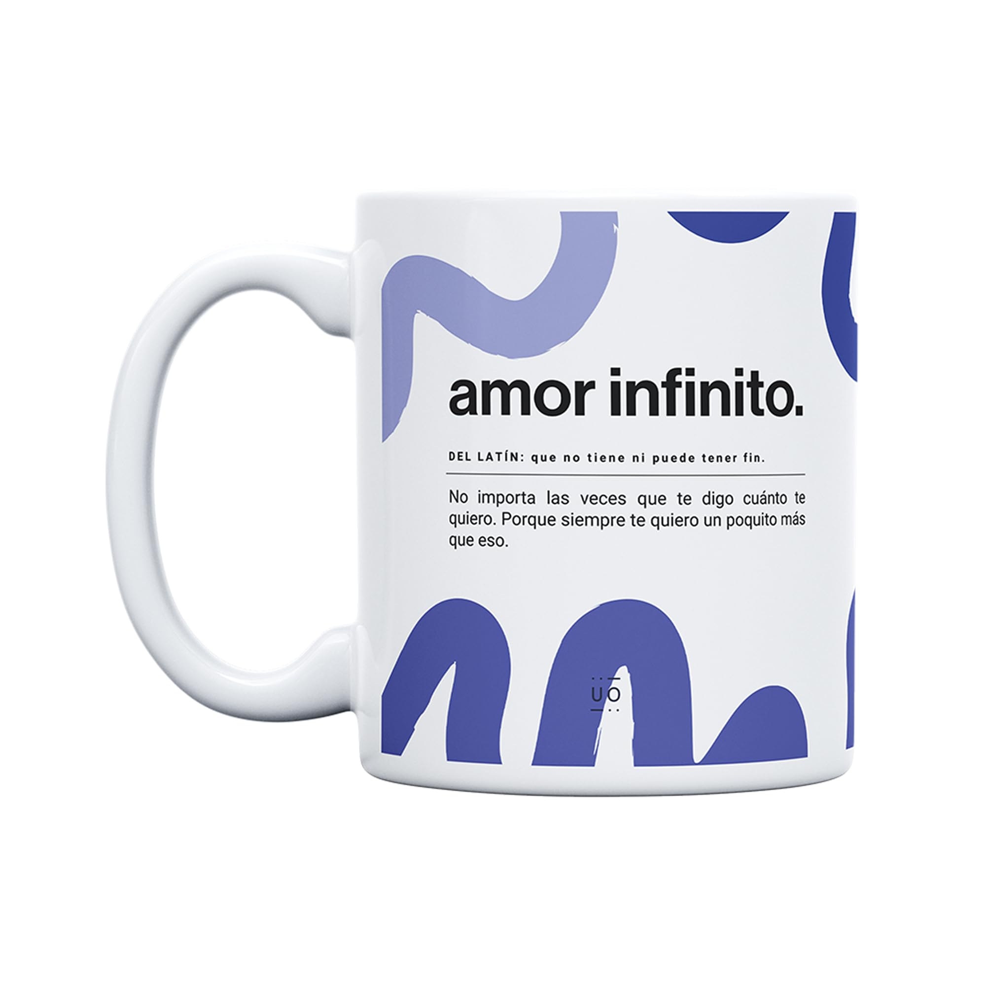 UO Infinity Love Definition Gift Mug Gift for Couples Original Valentines Gift 350ml Ceramic