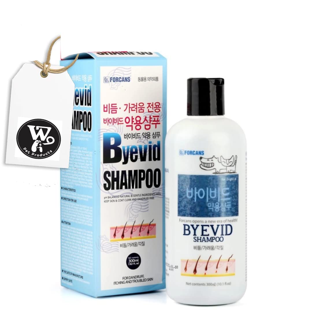 Forcans Byevid Shampoo for Dogs & Cats by W9 Pet Products-300 ml