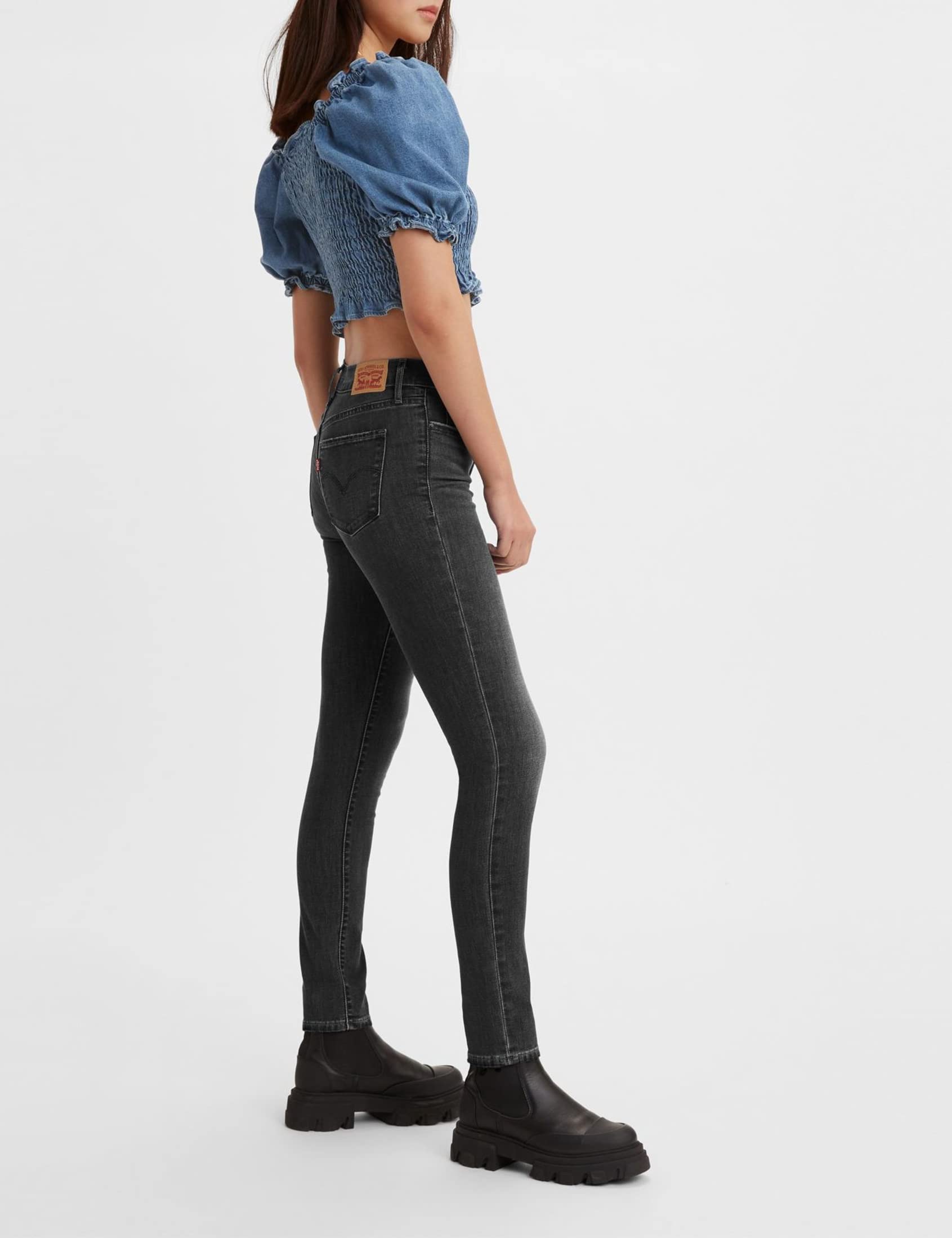 Levi's Damen 311 Shaping Skinny Jeans, Bloom Black , 28W / 28L