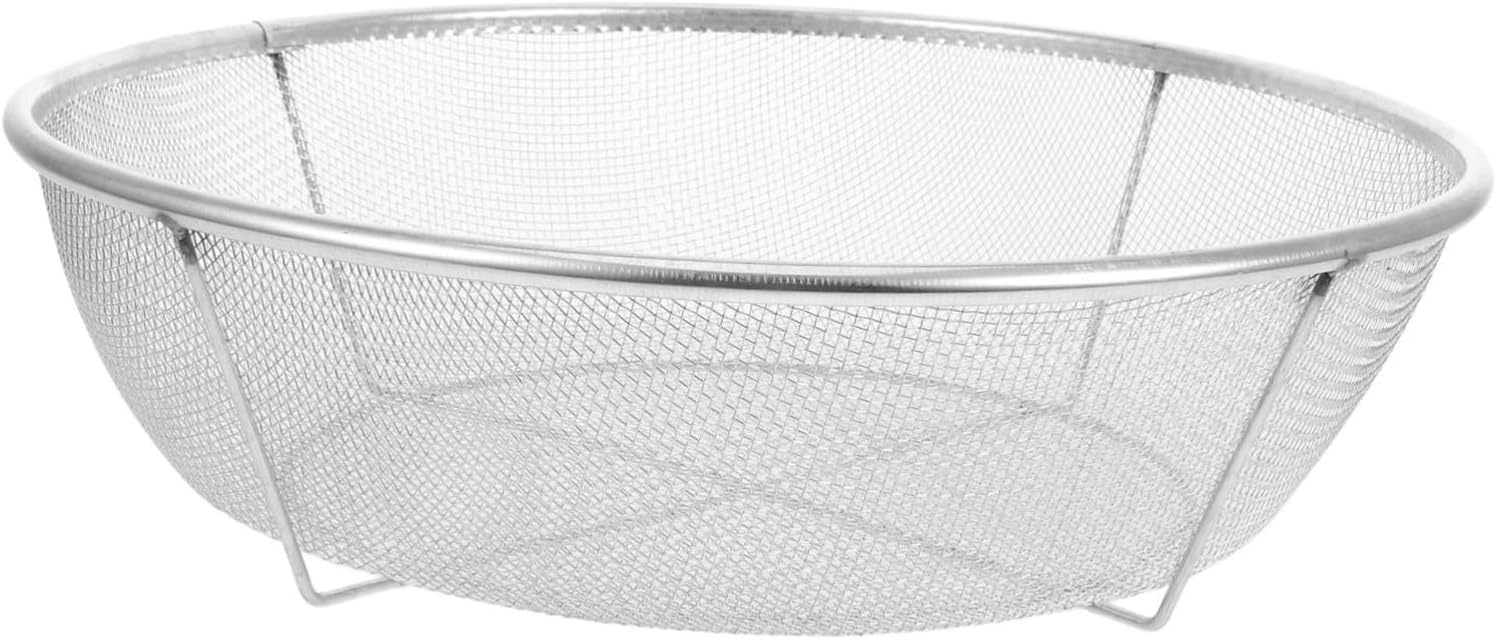 Multi-Purpose Gravel Sieve for Garden Soil Sifter Basin Rice Washing Filter Bowl