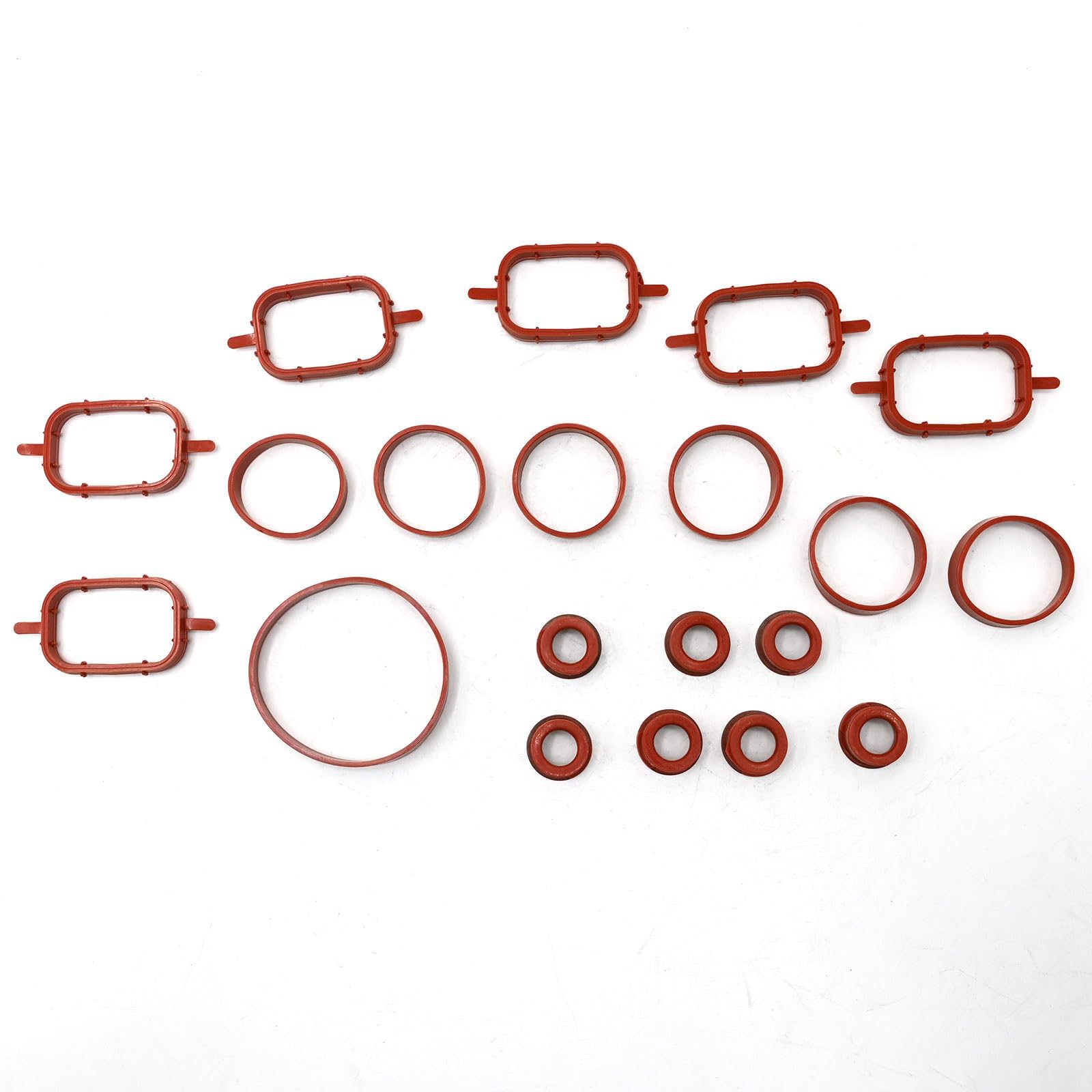 Hoypeyfiy 20 guarnizioni di ricambio per collettore di aspirazione, 11612246945, per BMW E53, E64, E66, E70, E83, E90, E91, E92, E93, 330 x D, 335d, sostituisce 11617790198 11612244 5439 11612246949