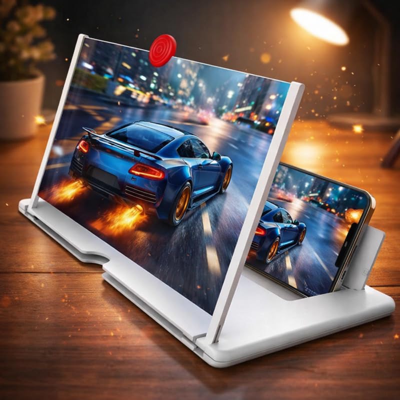 drumstone (𝗦𝗽𝗲𝗰𝗶𝗮𝗹 𝟭𝟬 𝗬𝗲𝗮𝗿𝘀 𝗪𝗮𝗿𝗿𝗮𝗻𝘁𝘆 portable mobile screen enlarger hd magnifier stand for hands free viewing anytime anywhere– 𝐆𝐢𝐟𝐭 𝐟𝐨𝐫 𝐀𝐥𝐥 𝐎𝐜𝐜𝐚𝐬𝐢𝐨𝐧𝐬