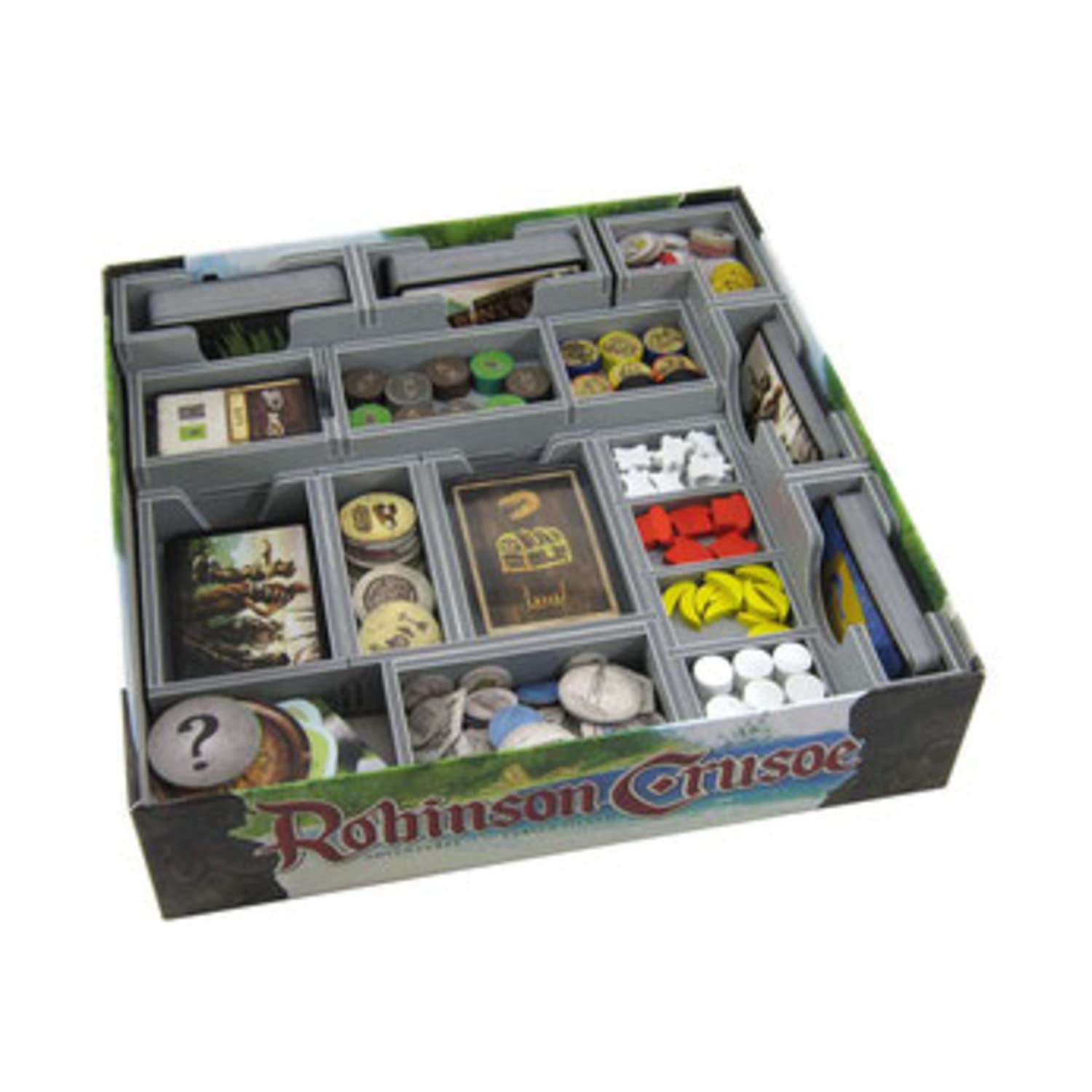 Folded Space Board Game Accessory - Robinson Crusoe Insert