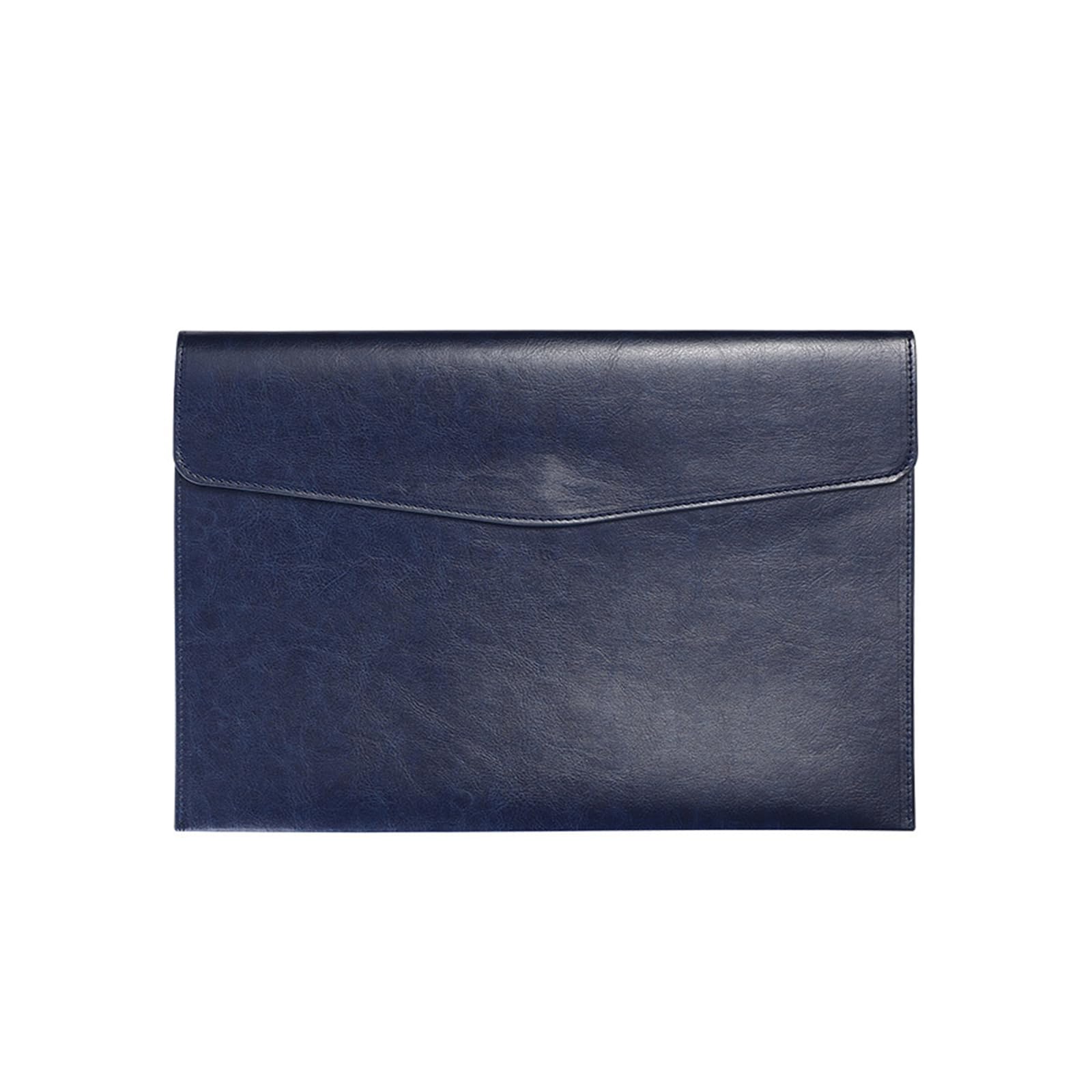 Promoteup A5 Leather Document Folder, High-Quality PU Document Bag with Magnetic Closure, Waterproof, Robust & Stylish, Space for 100 A5 Sheets, Perfect for Office, Business & Travel (Black)