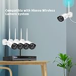 Hiseeu 5MP Spotlight Wireless Security Camera, Outdoor Home Security, Color Night Vision, 2.4GHz WiFi, SD Card and Cloud Storage Supported, Works with Alexa