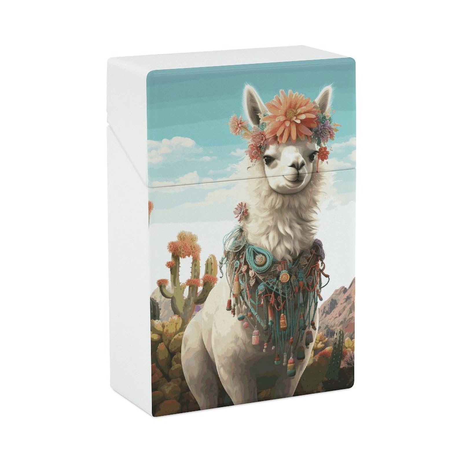 Amazon.com: Cigarette Case Vintage Cigarettes Holder Mexican Llama Green  King Size Cigarette Box Waterproof Lightweight Cigarettes Dispenser for Men  Women Smoker Gift : Health & Household