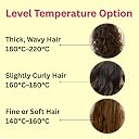 Ktein Mini Flat Iron for Short Hair, Pixie Cut, Bangs, Beard & Wavy Styling | 2-in-1 Ceramic Pencil Hair Straightener for Men & Women | 5 Temp Settings | Fast Heating | Anti-Scald Design gallery image