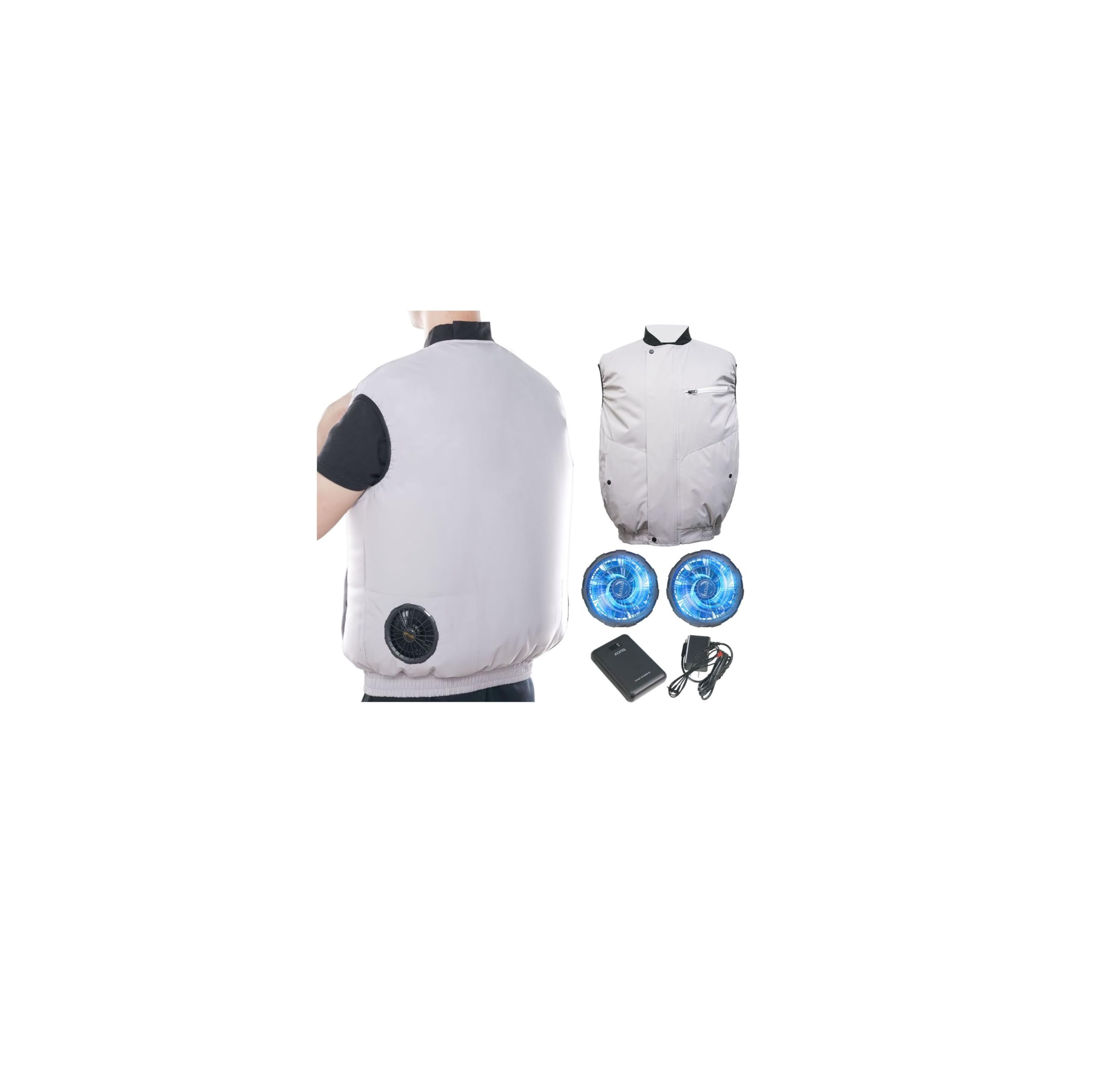 Air Revolution 2025 空調服 ベスト フルセット XL 新品 空調ベスト フルセット 14.8V バッテリー付き 2025夏用 作業服