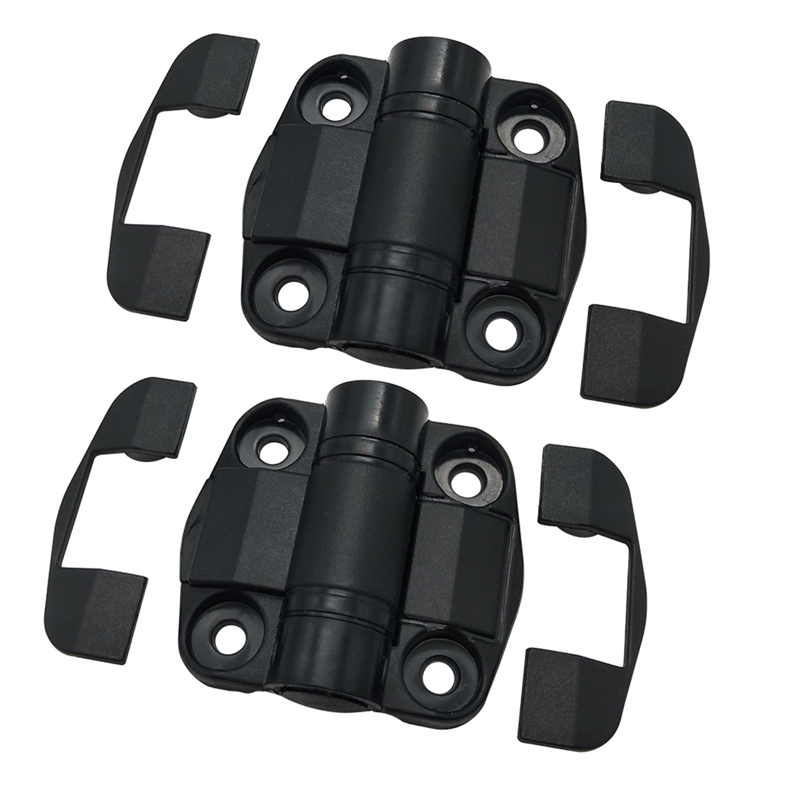 Quiet Buffer Door Hinge with Smooth Operations Heavy Type Nylons Rounded Corners for Cabinets Foldable Furniture Quiet Closing Hinge