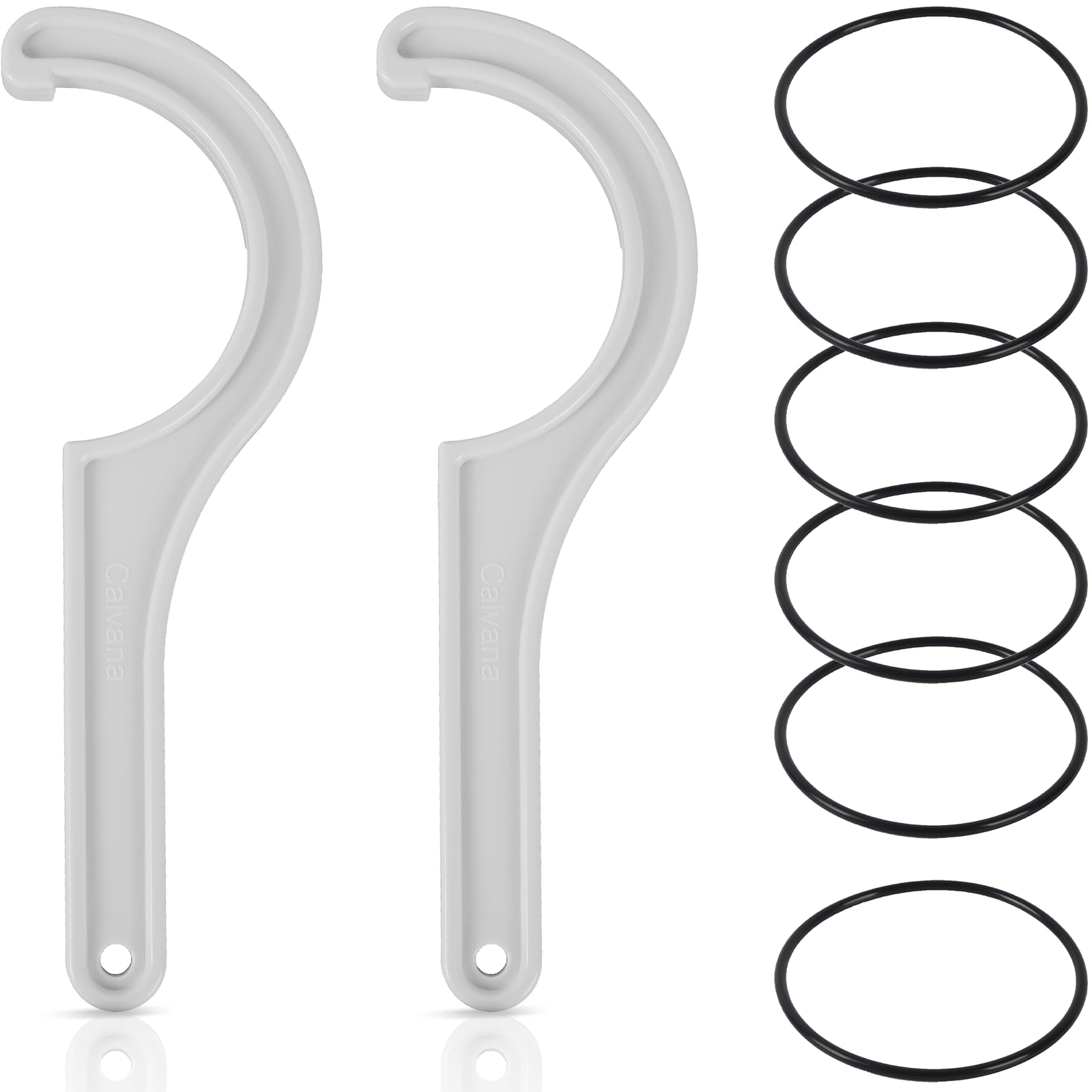 Calvana 2 Water Filter Wrenches with 6 Durable O-Rings | Compatible wih APEC Water System Ensuring Seamless Replacement and Reliable Filtration
