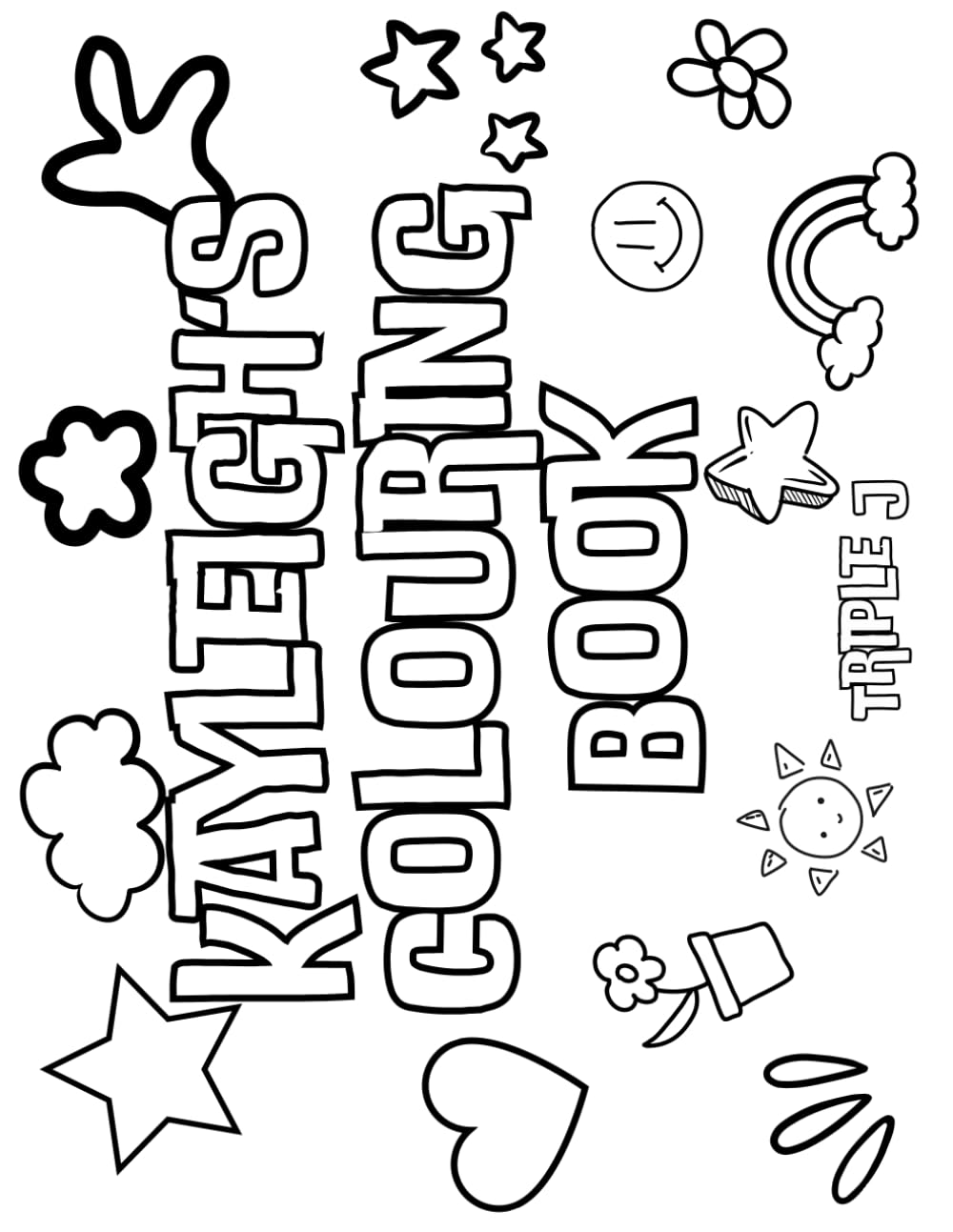 Kayleigh's Colouring Book: Personalised with Your Name on Every Page