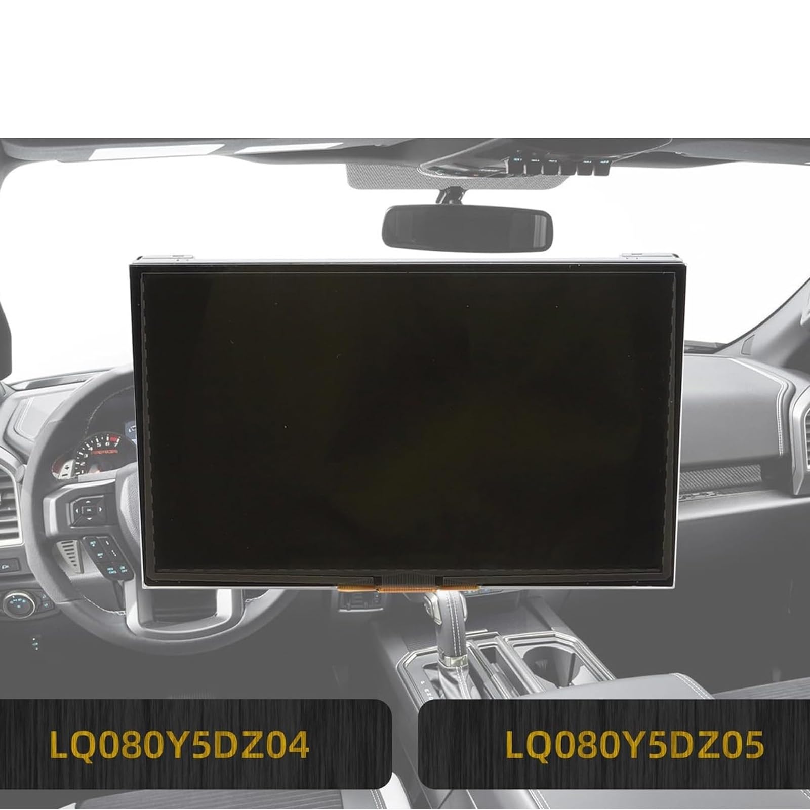 Remplacement d ' écran d ' Affichage à Cristaux liquides d ' Automobile LQ080Y5DZ05 pour Le Moniteur d ' Affichage de Navigation Radio de véhicule Panneau Facile à Installer