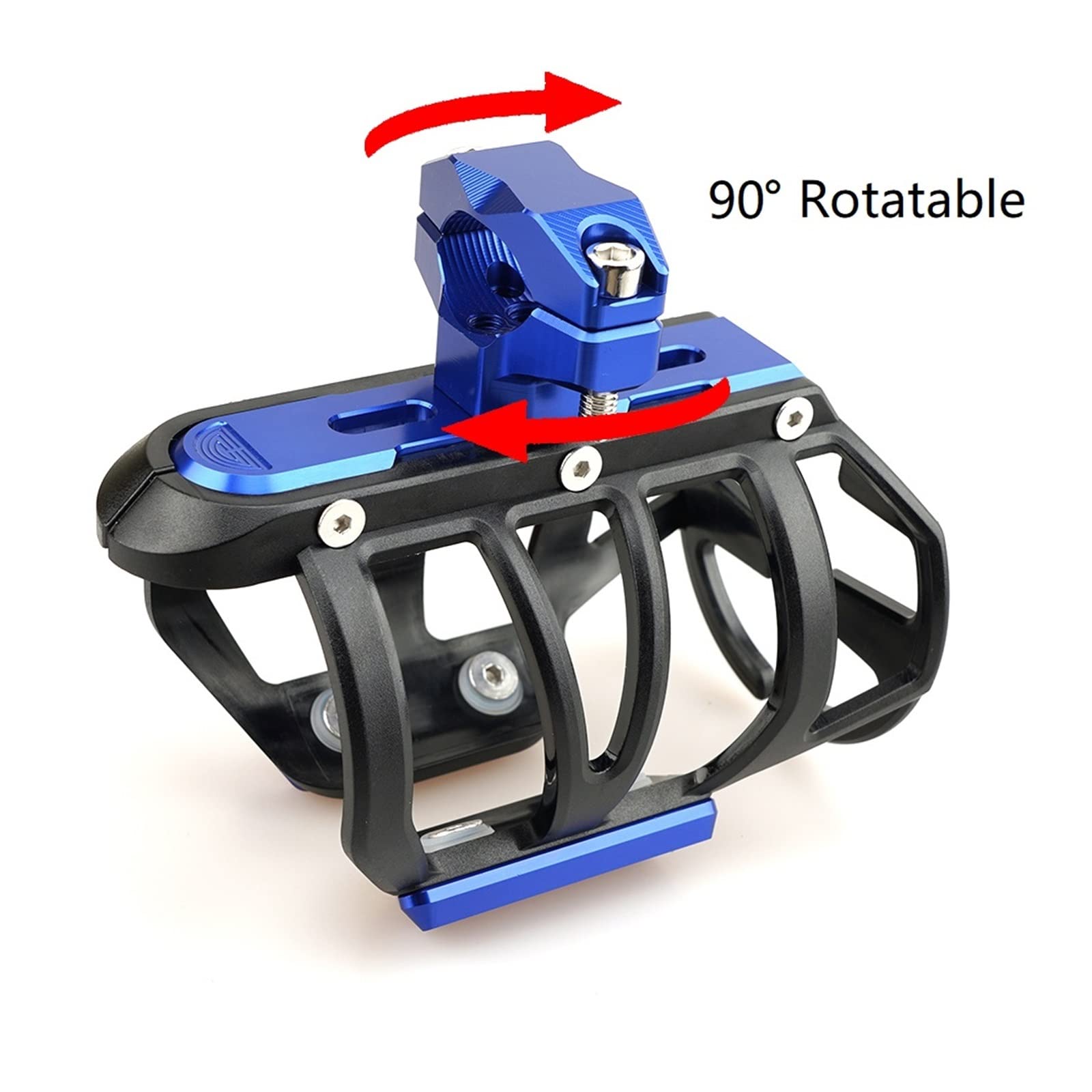 Porte Gobelet pour Yamaha Tenere 700 Tenere 1200 TENERE700 1200 XT660Z XT 660 Z Moto Boisson Bouteille d'eau Boisson Support de Verre Support (Couleur : Noir)