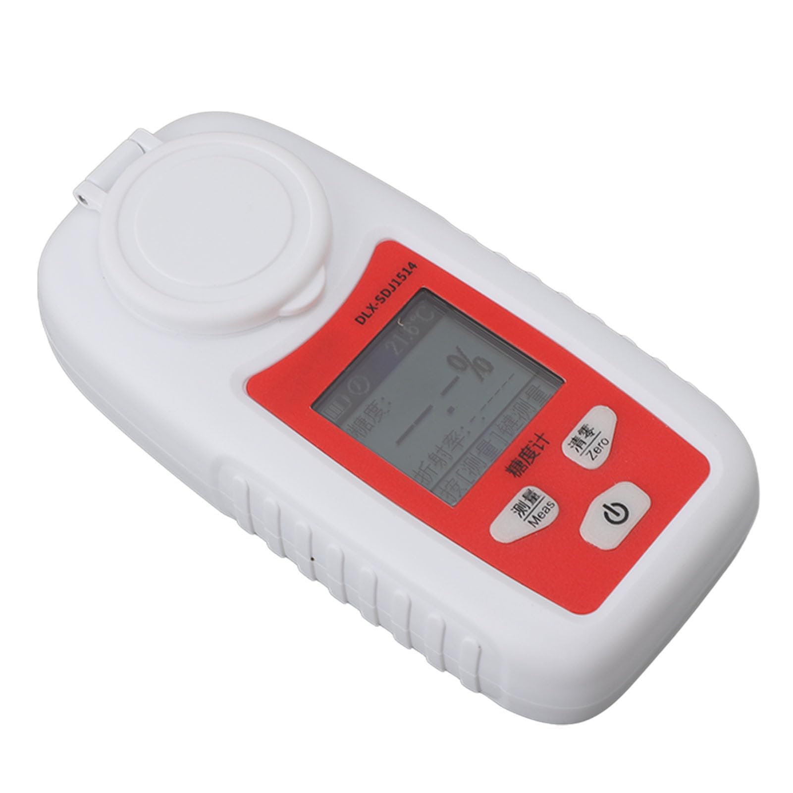 Refractómetro Digital de Bolsillo de Mano, Refractómetro Digital Brix de Azúcar, Medidor de Brix, Herramienta Portátil de Medición de Dulzura para Azúcar, Alimentos, Frutas,