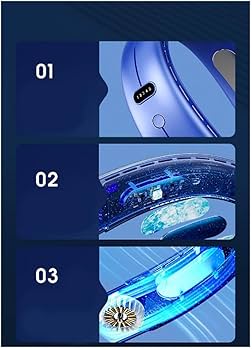 Amazon.co.jp : ネッククーラー 冷却プレート付 首掛け扇風機 4000mAh