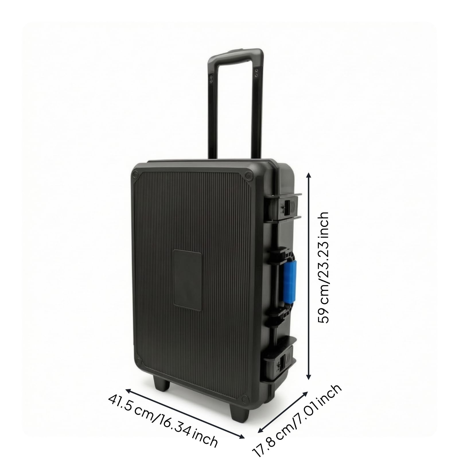 Valigetta Protettiva Rigida Antiurto Custodia Rigida in PP Robusta Valigetta da Trasporto per Professionisti Dell'immagine, Musicisti, 590 415 178MM