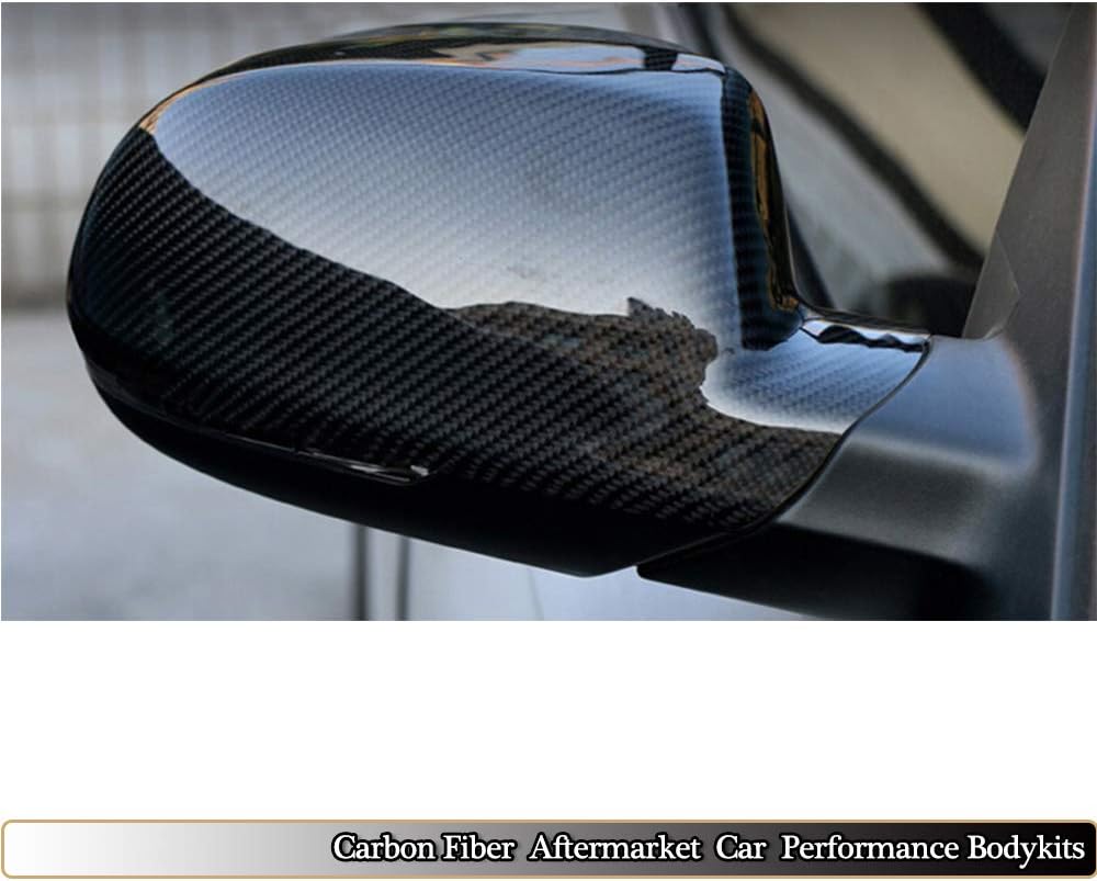 Mirror Cover fits Audi A6 C7 A6 Sline S6 RS6 2012-2016 Factory Replacement Carbon Fiber Auto Rearview Side Caps 2pcs/pair (without Side Lane Change Assist)
