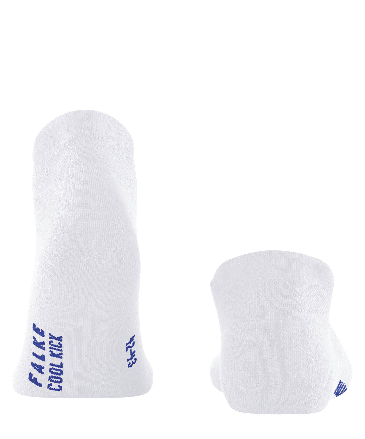 FALKE Uniseks Skarpety do trampek Cool Kick Sneaker U SN materiał funkcyjny krótkie jednokolorowe 1 Para, Biały (White 2000) nowy - przyjazny dla środowiska, 44-45